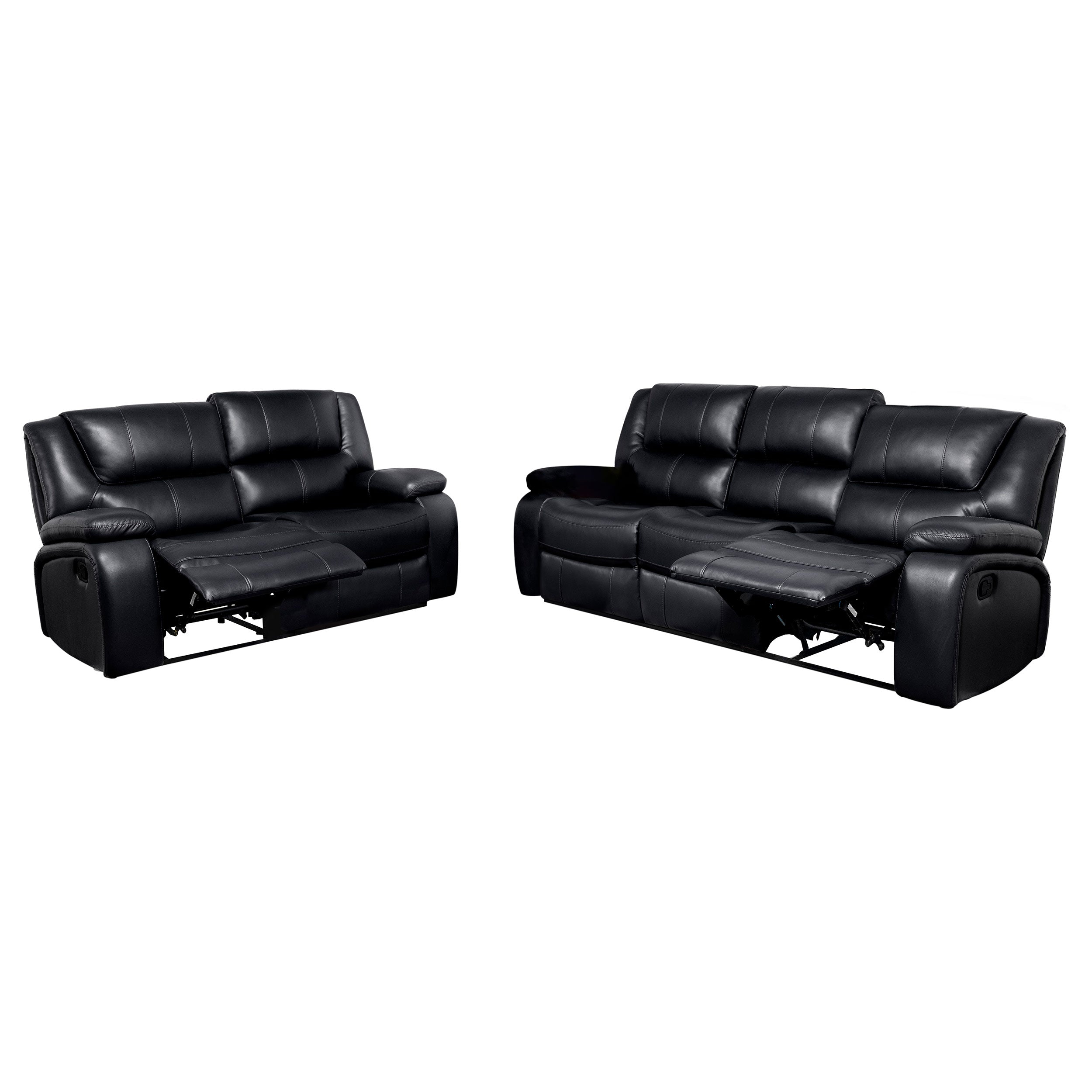 Camila Upholstered Reclining Sofa Set