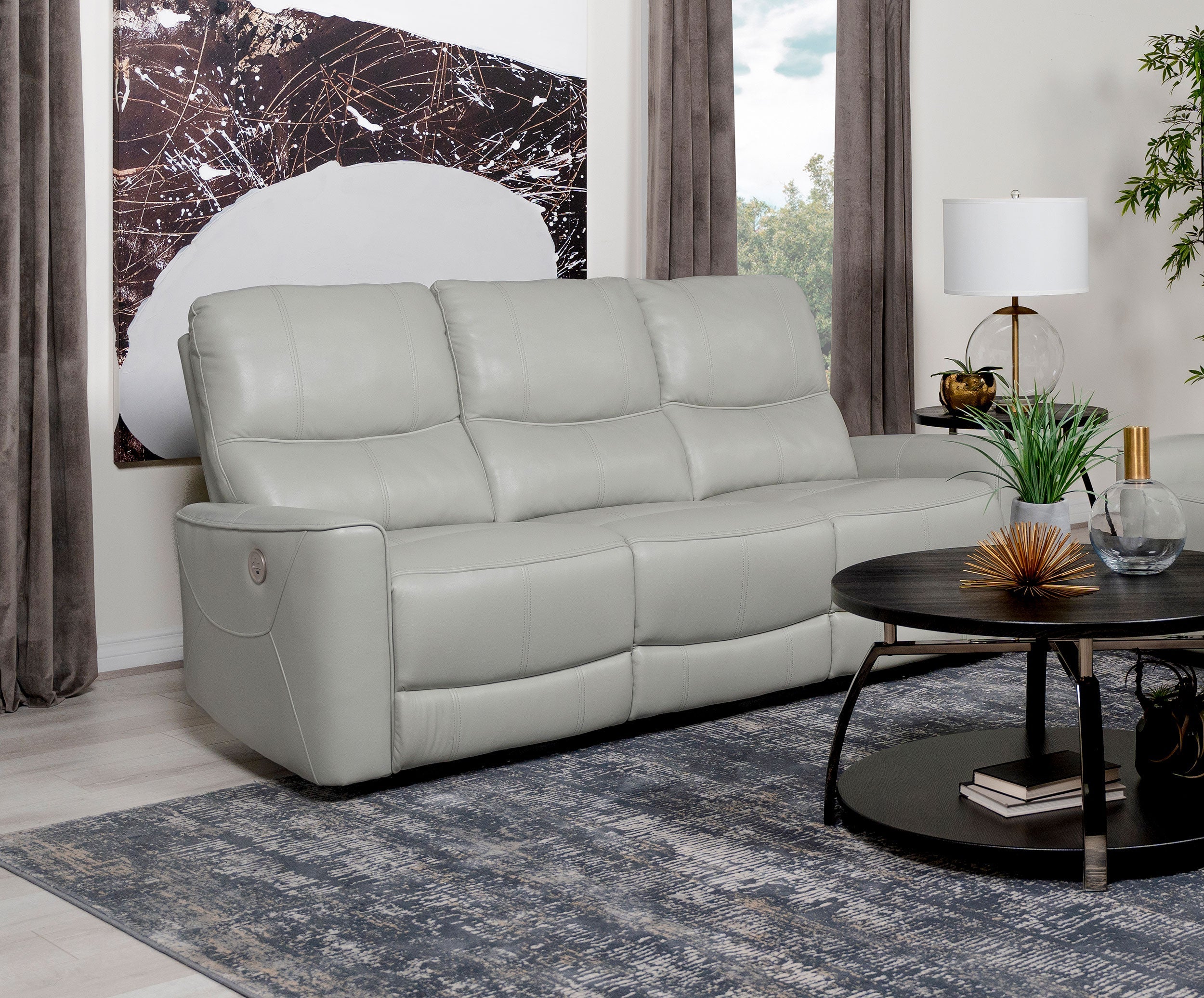 Greenfield Upholstered Power Reclining Sofa