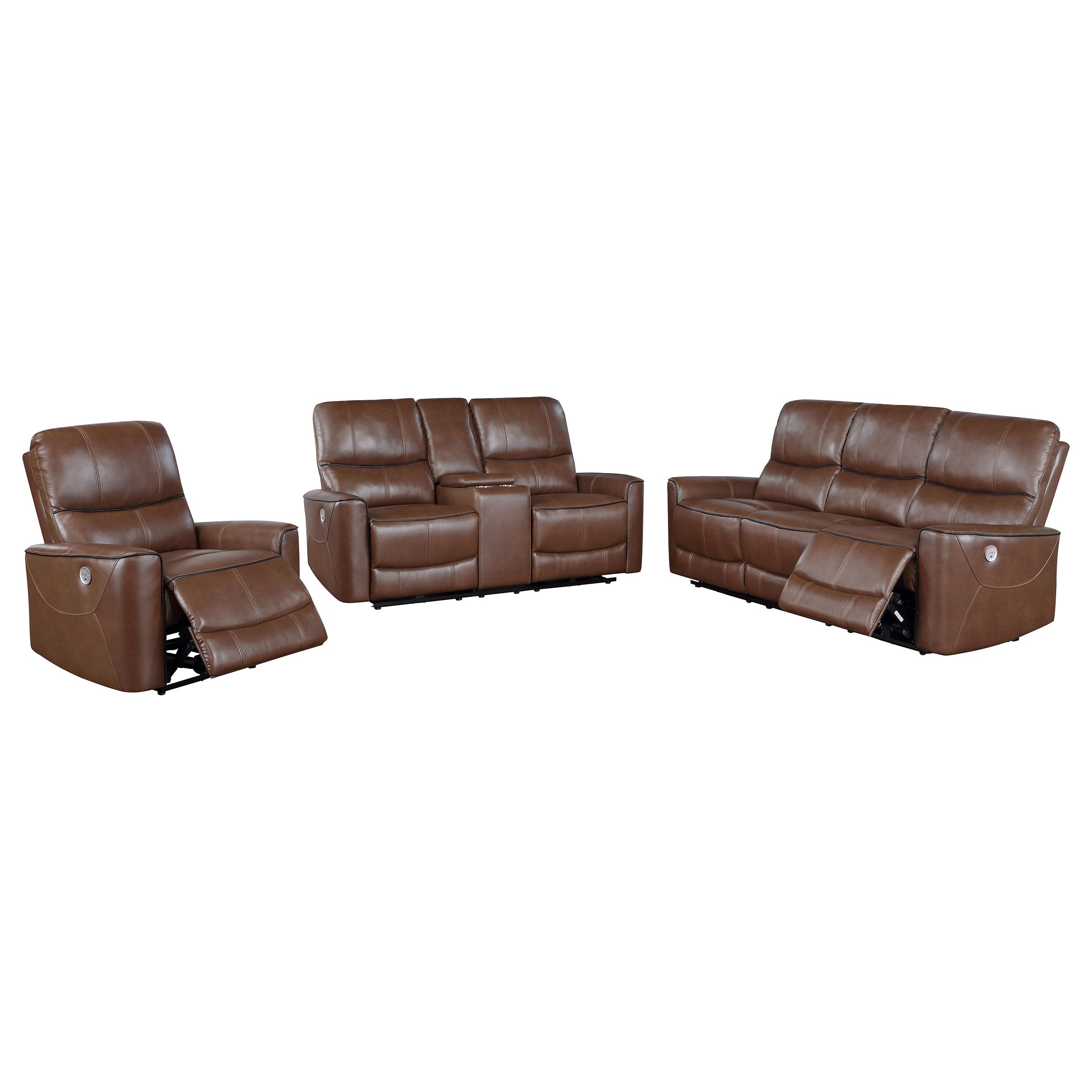 Greenfield Power Reclining Sofa Set