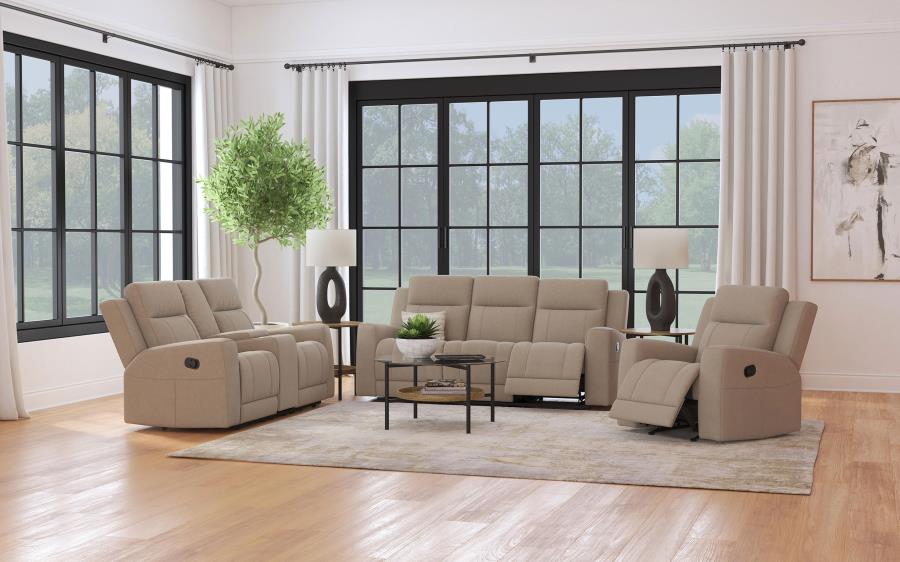 Brentwood Upholstered Reclining Sofa Set