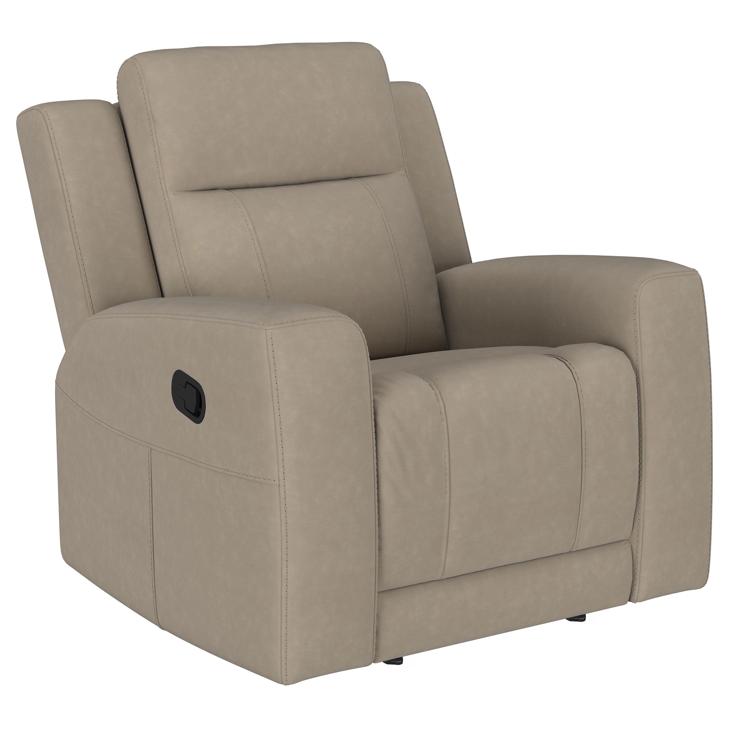 Brentwood Upholstered Reclining Sofa Set Taupe