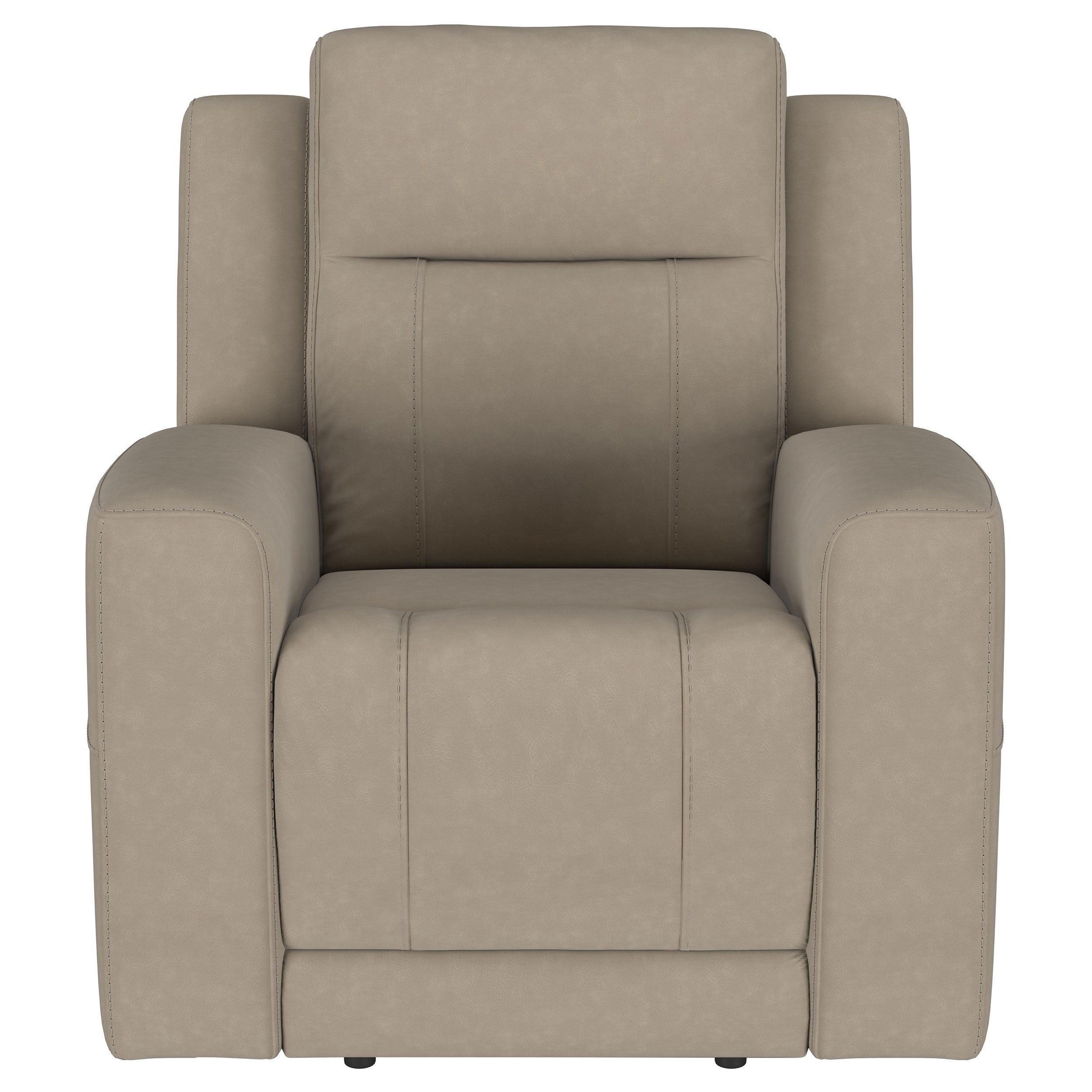 Brentwood Upholstered Recliner Chair Taupe