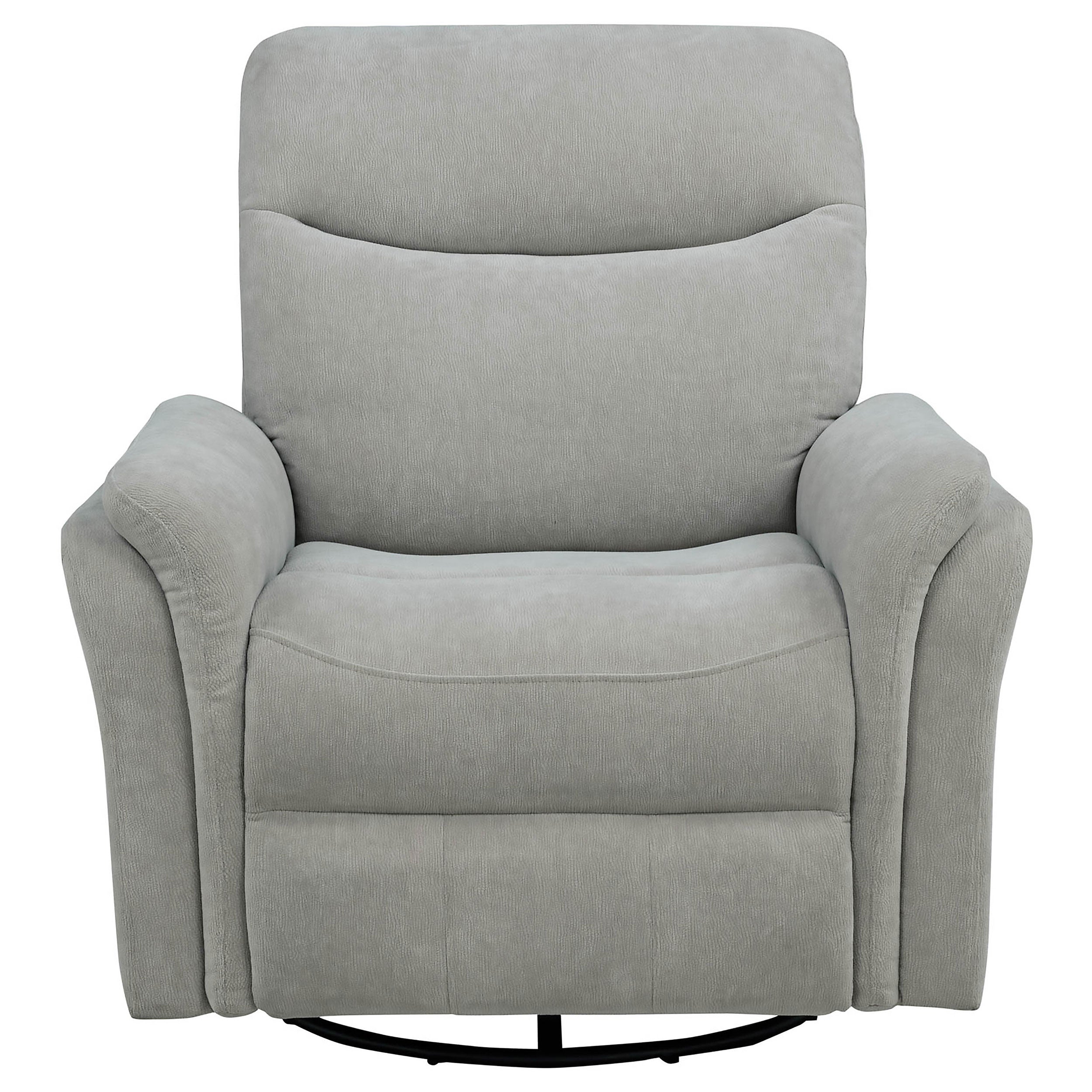Adler Upholstered Power Swivel Glider Recliner