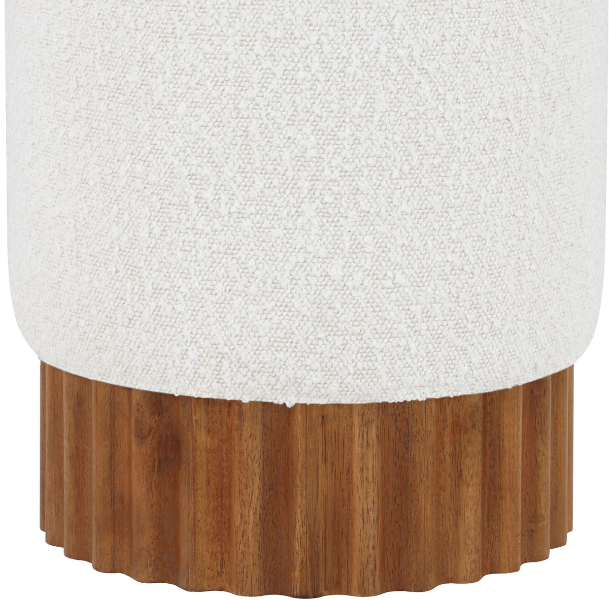 Veranda - Ottoman / Stool with Brown Base