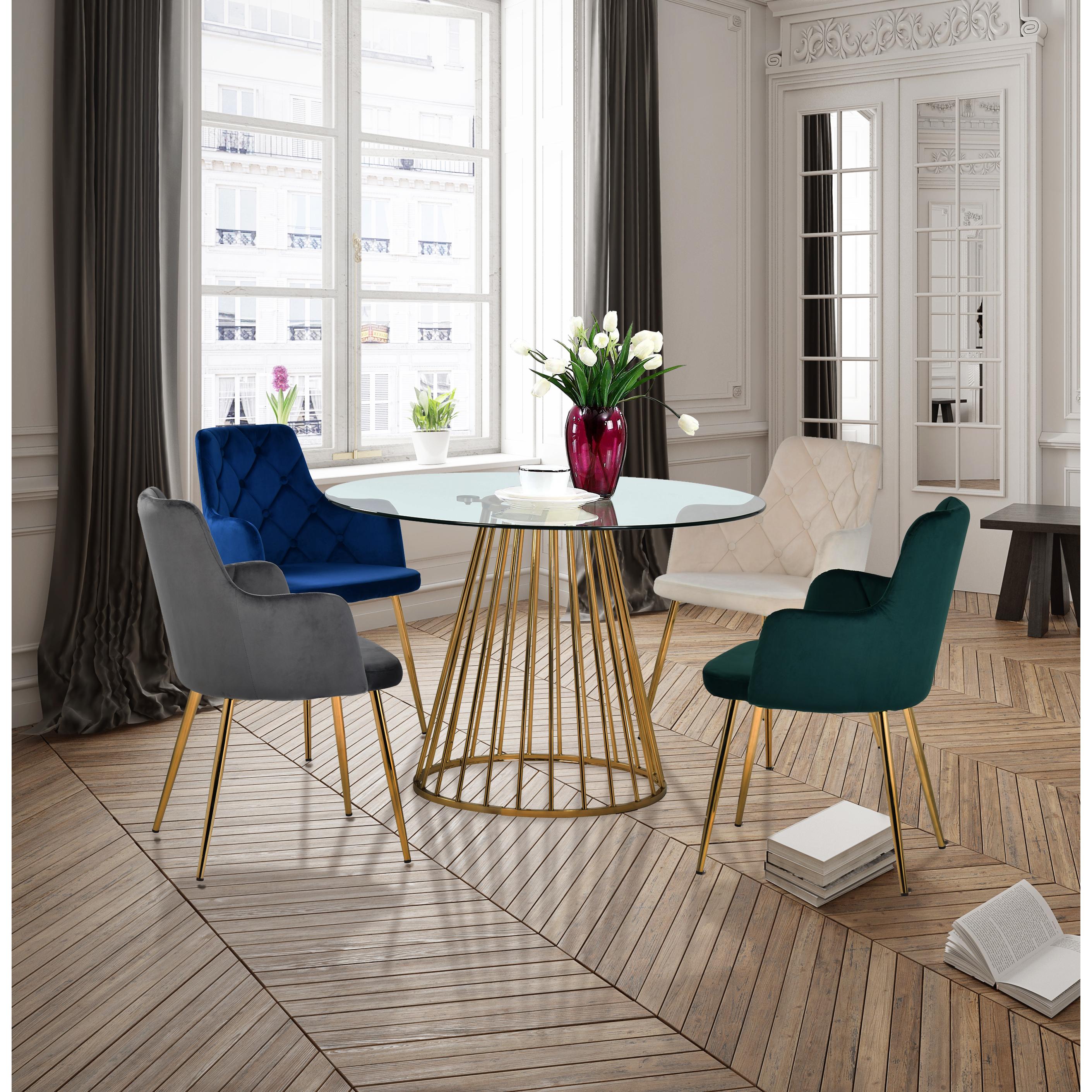 Meridian Gio Gold Dining Table