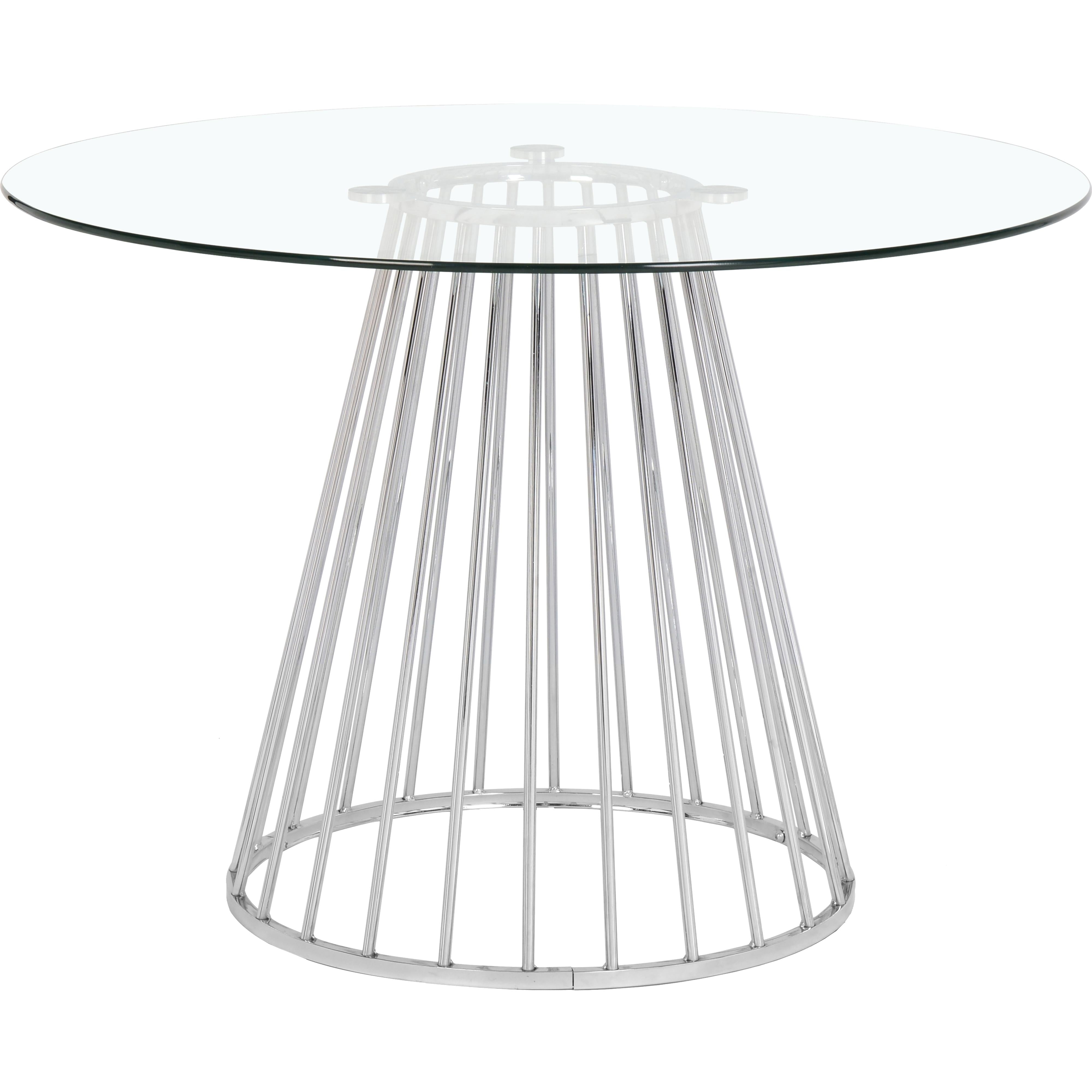 Meridian Gio Chrome Dining Table