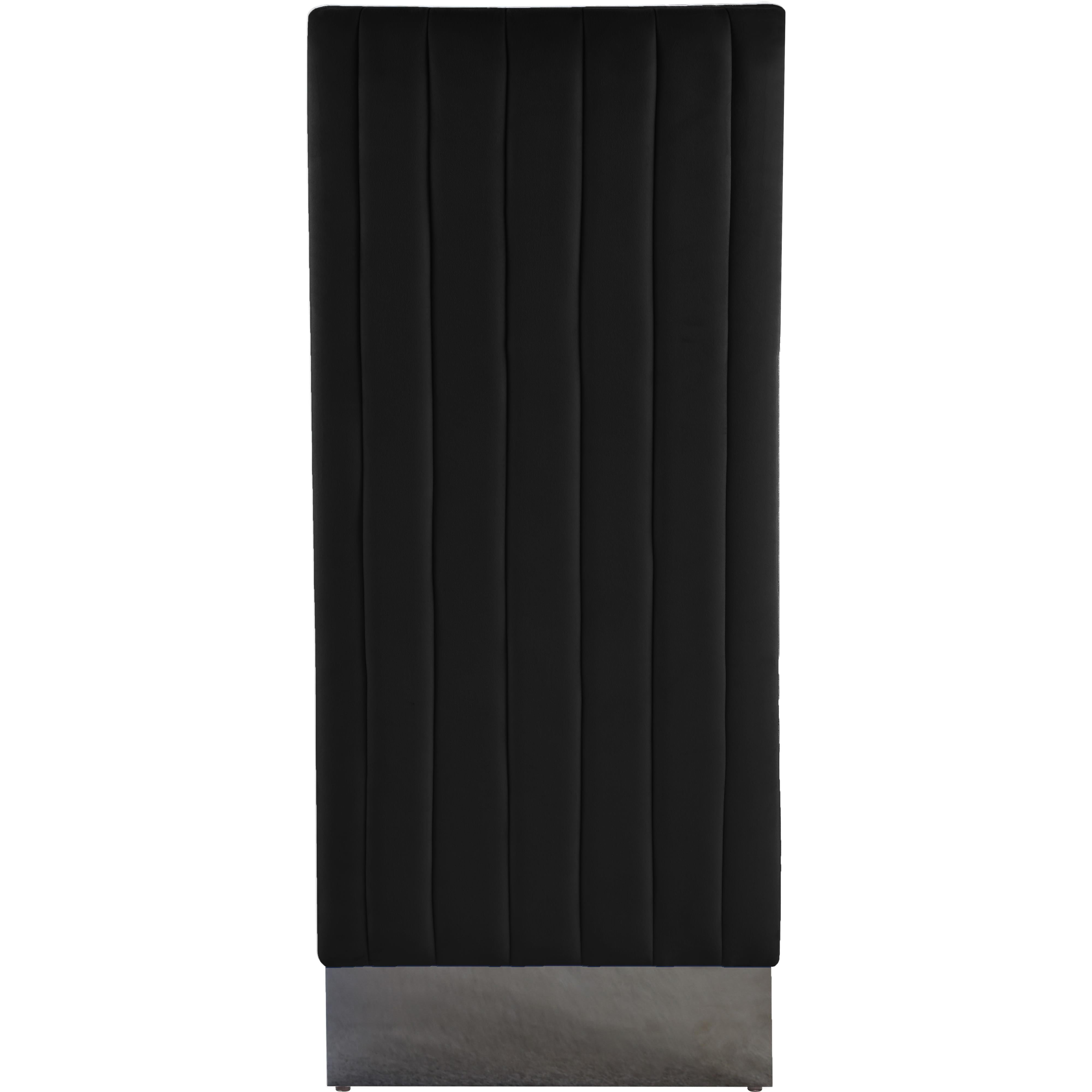 Meridian Porsha Black Velvet Dining Chair