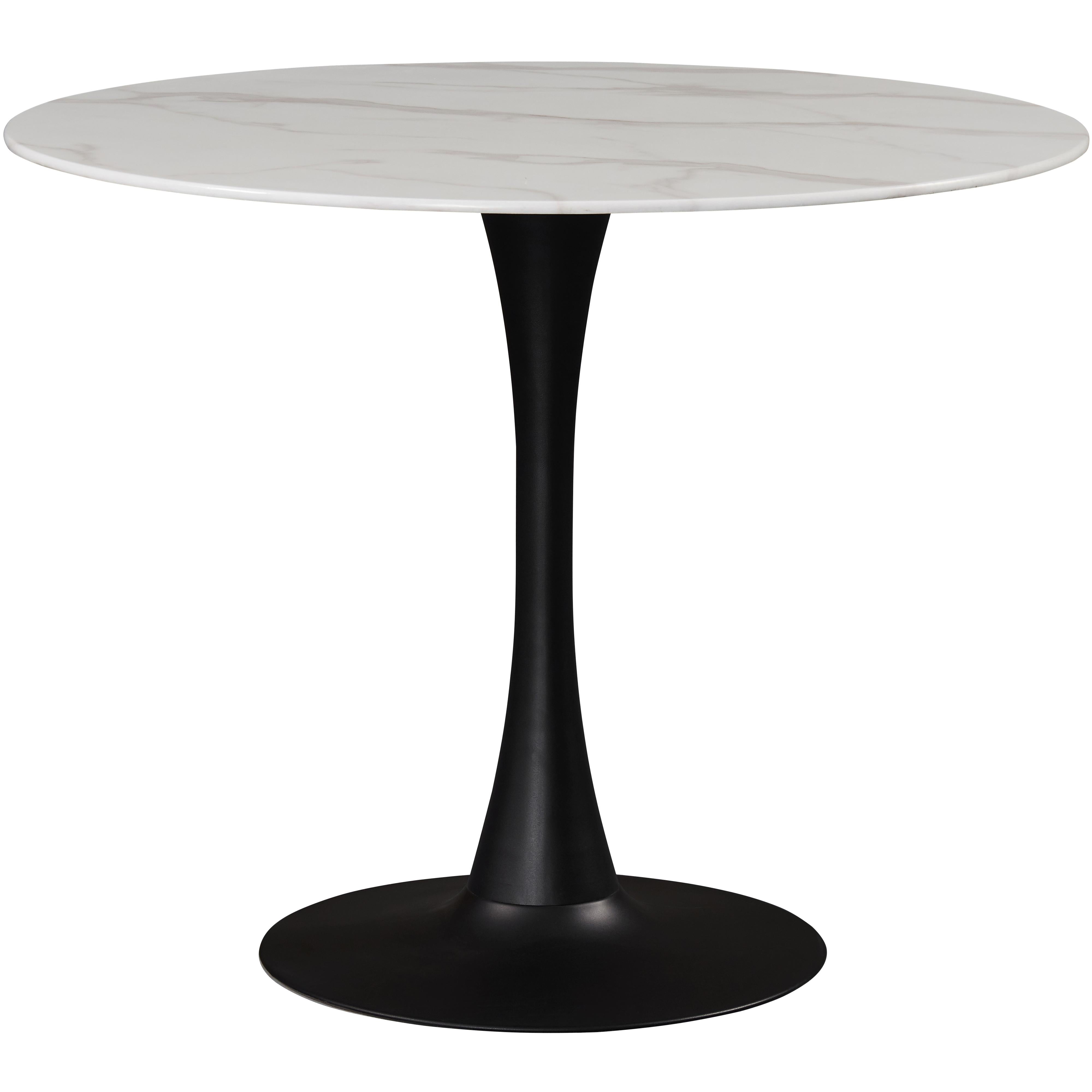Meridian Holly Matte Black Dining Table (3 Boxes)
