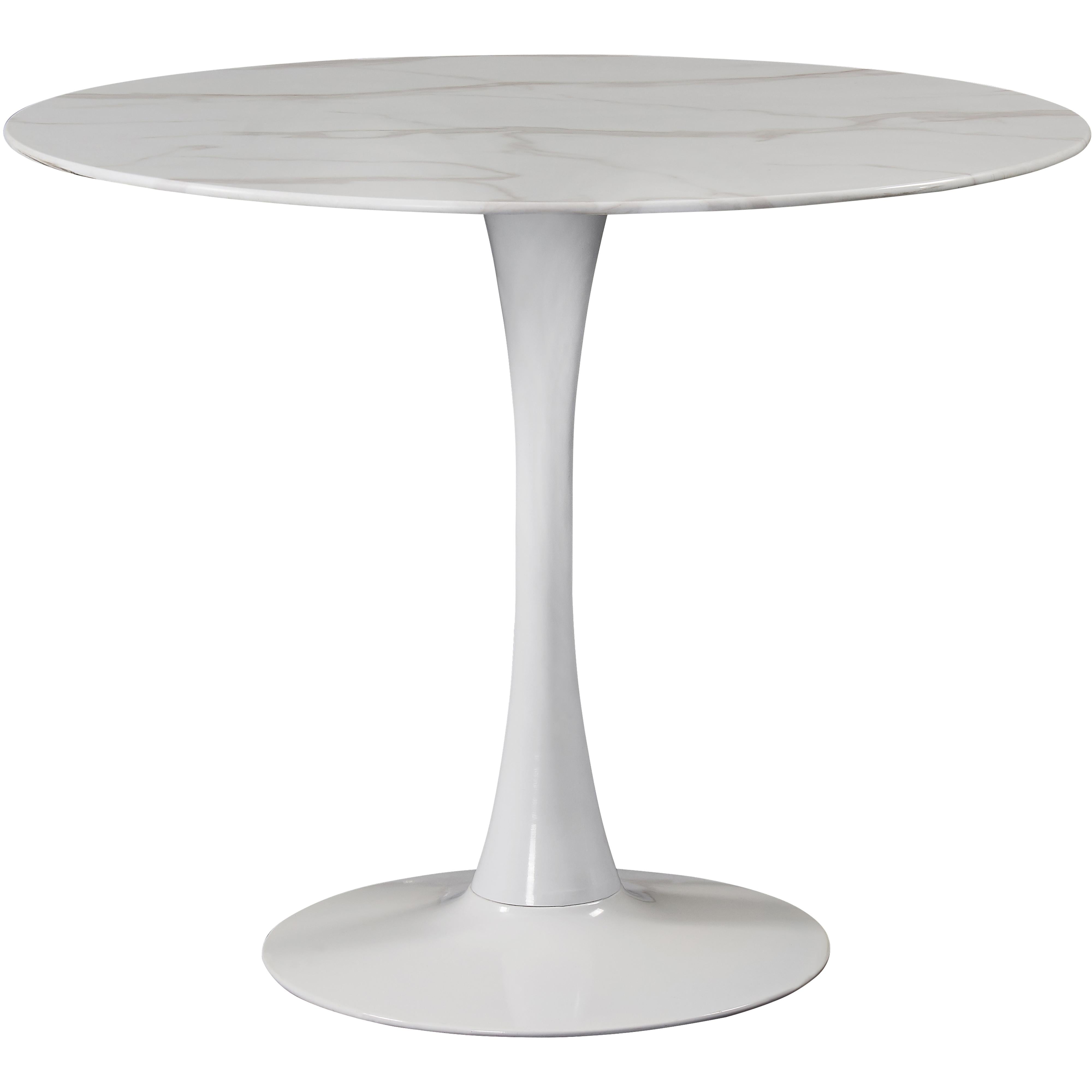 Meridian Holly White Dining Table (3 Boxes)