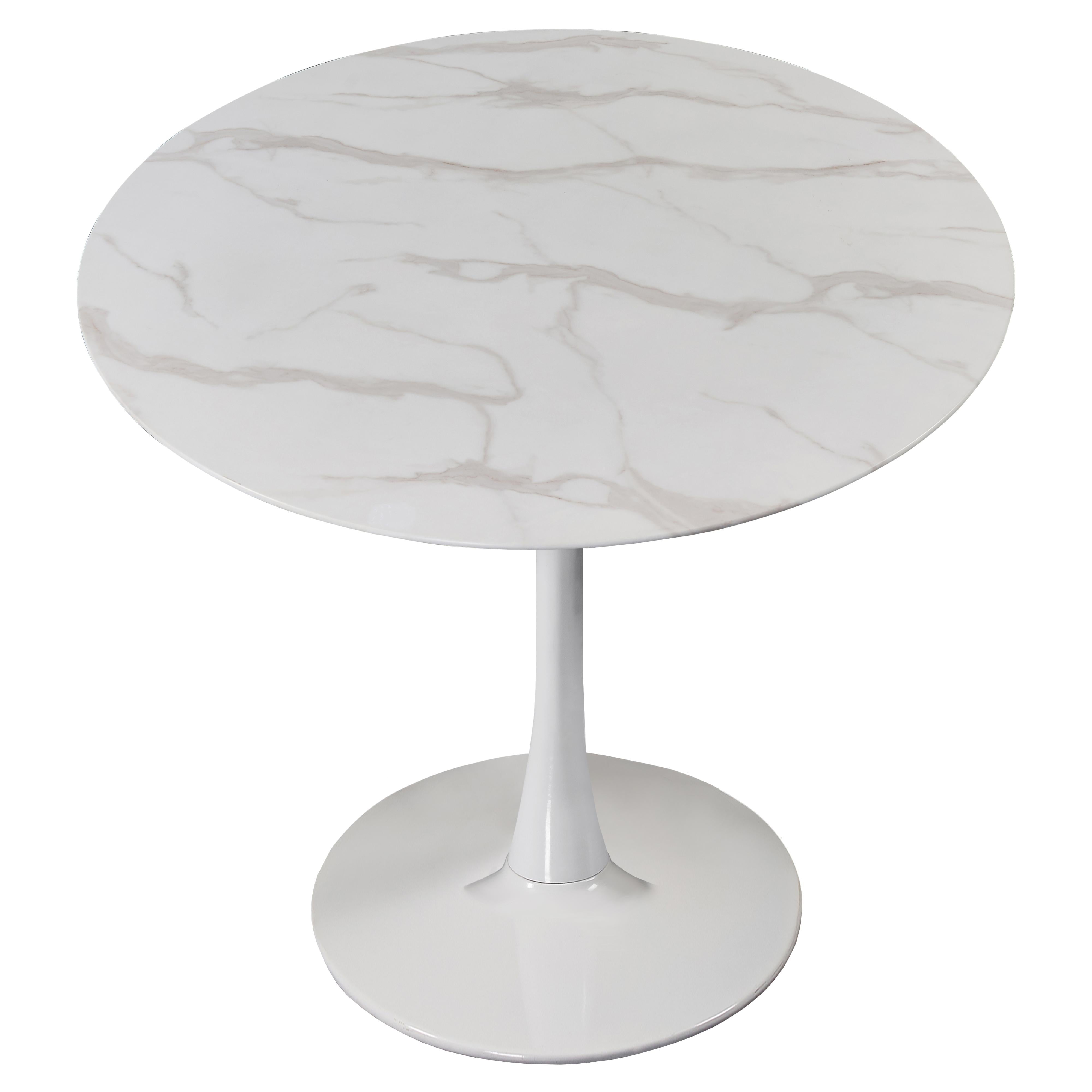 Meridian Holly White Dining Table (3 Boxes)