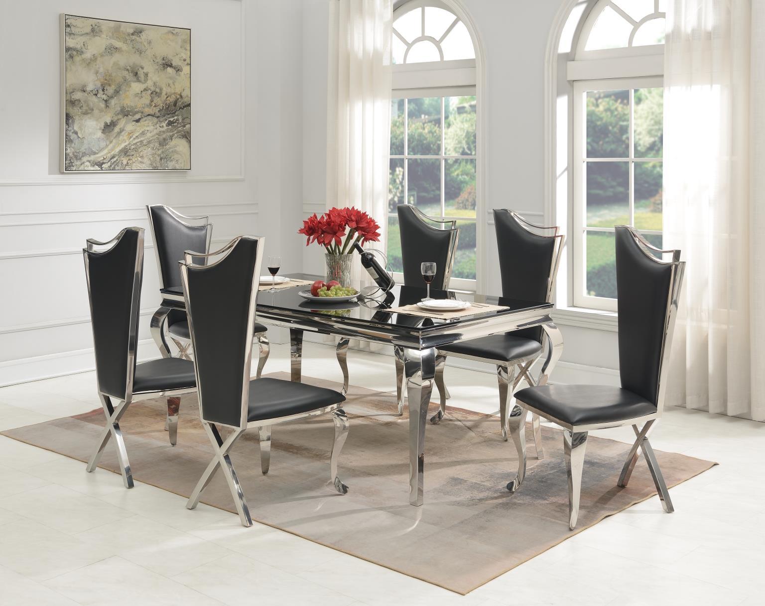 G-106 - Rectangular Dining Table - Black