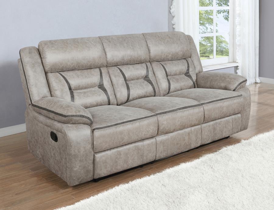 Greer Upholstered Motion Reclining Sofa