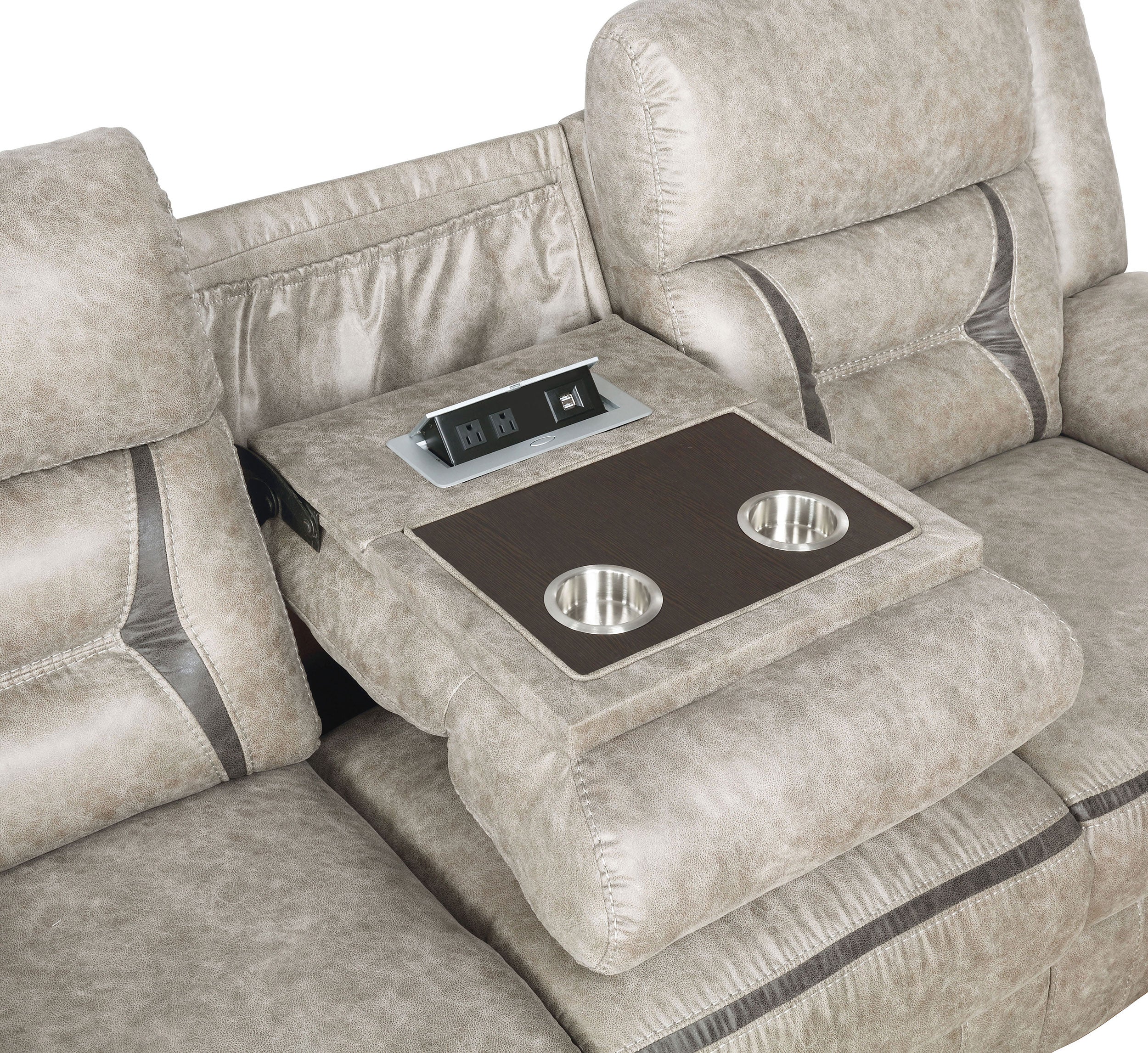 Greer Upholstered Motion Reclining Sofa