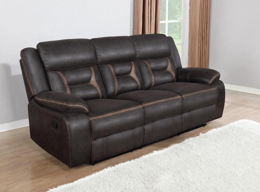 Greer Upholstered Motion Reclining Sofa