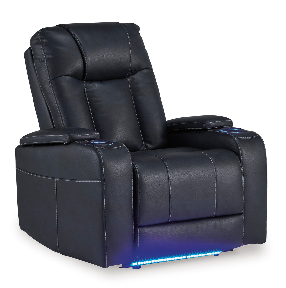 Feazada Sapphire Power Recliner — LED Lighting & Storage