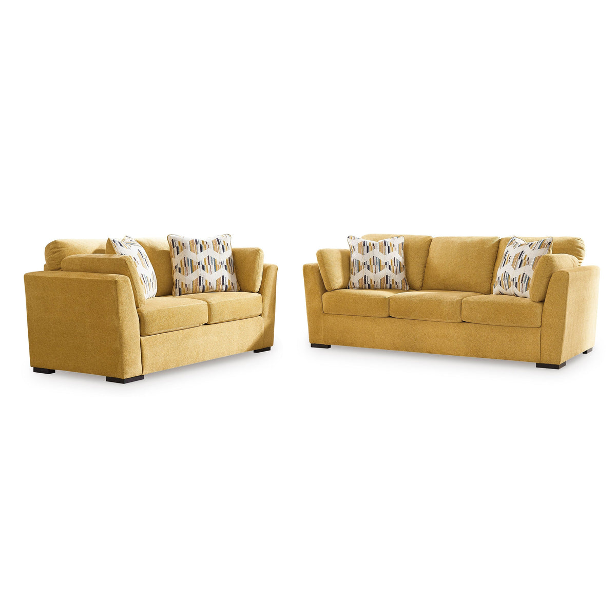 Keerwick Sunflower Sofa and Loveseat Set