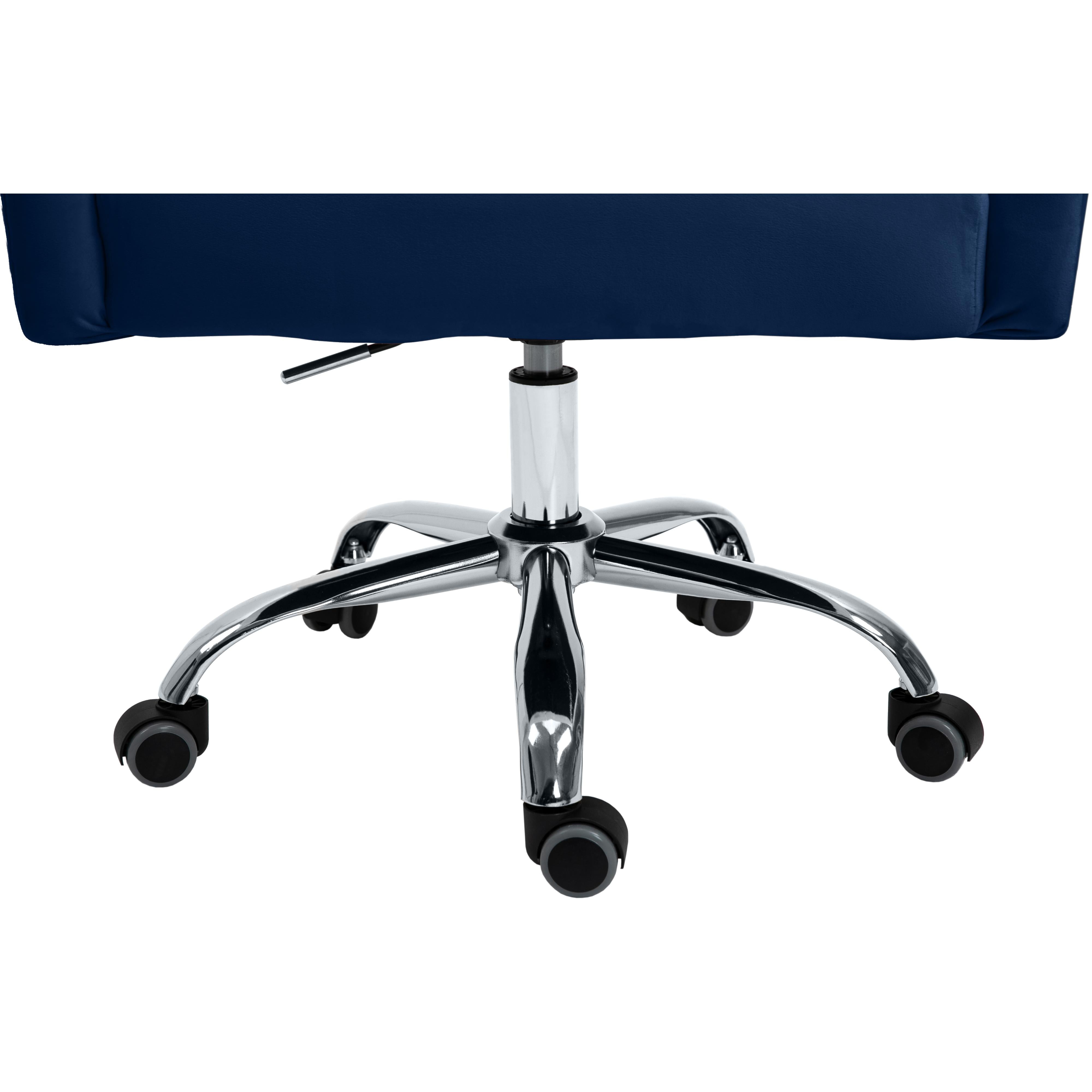 Meridian Arden Navy Velvet Office Chair