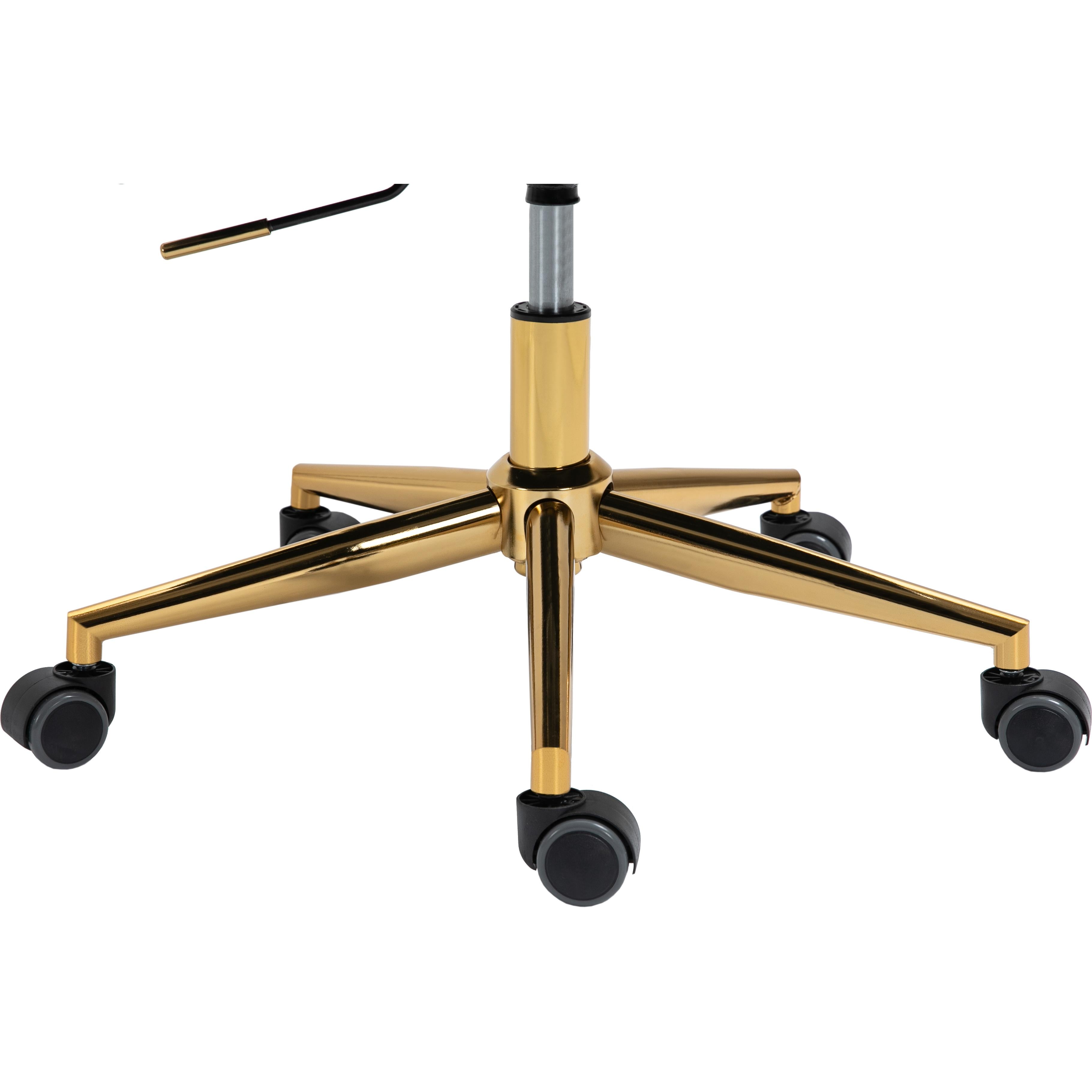 Meridian Hendrix Cognac Vegan Leather Office Chair