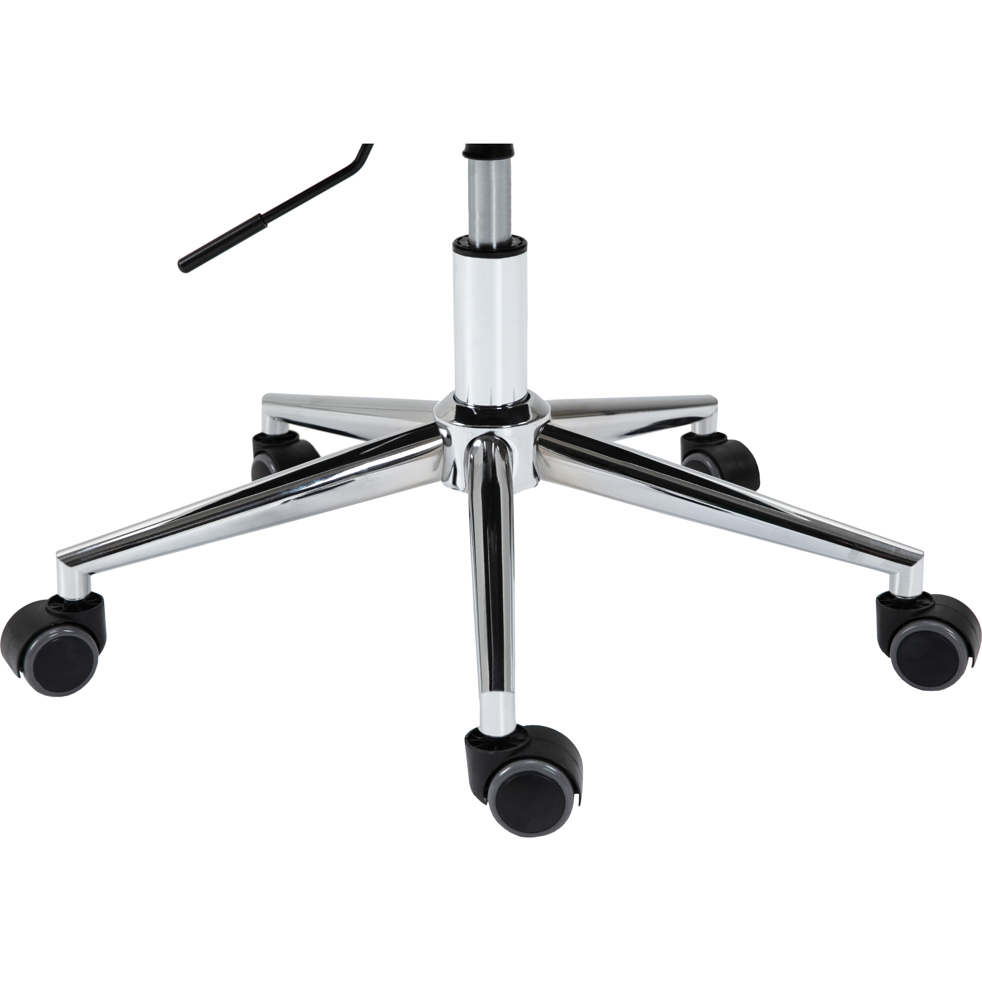 Meridian Hendrix White Vegan Leather Office Chair