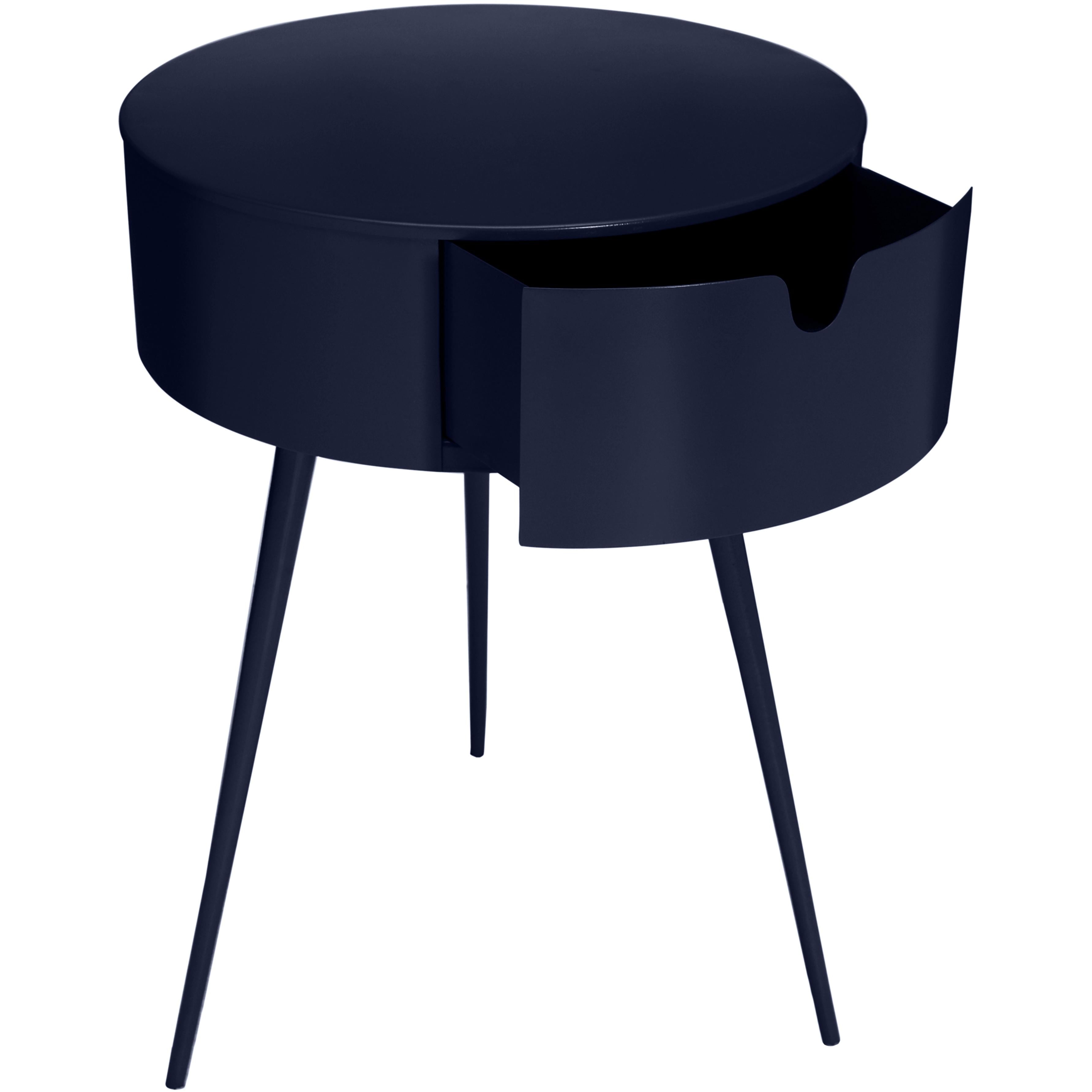 Meridian Bali Navy Night Stand