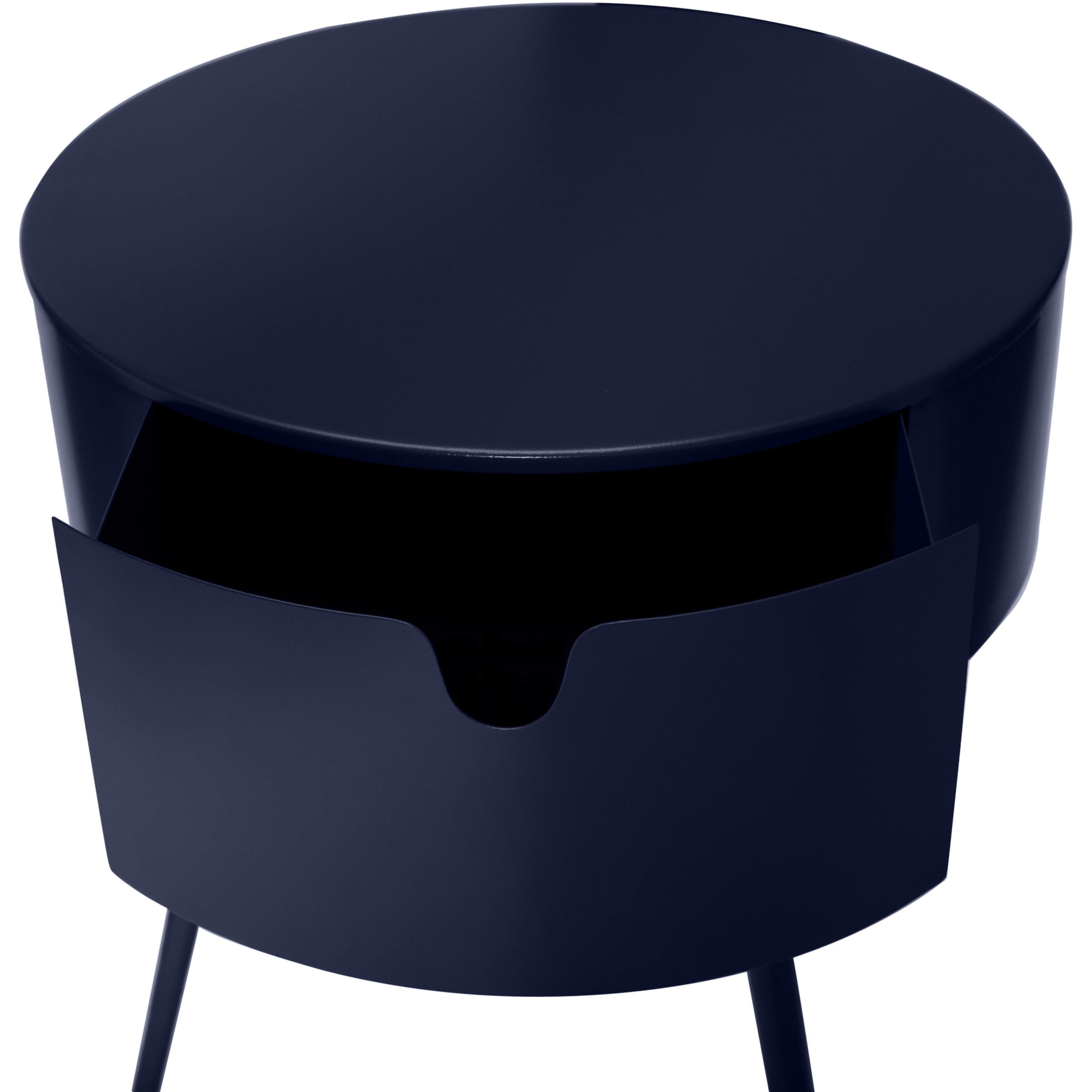 Meridian Bali Navy Night Stand