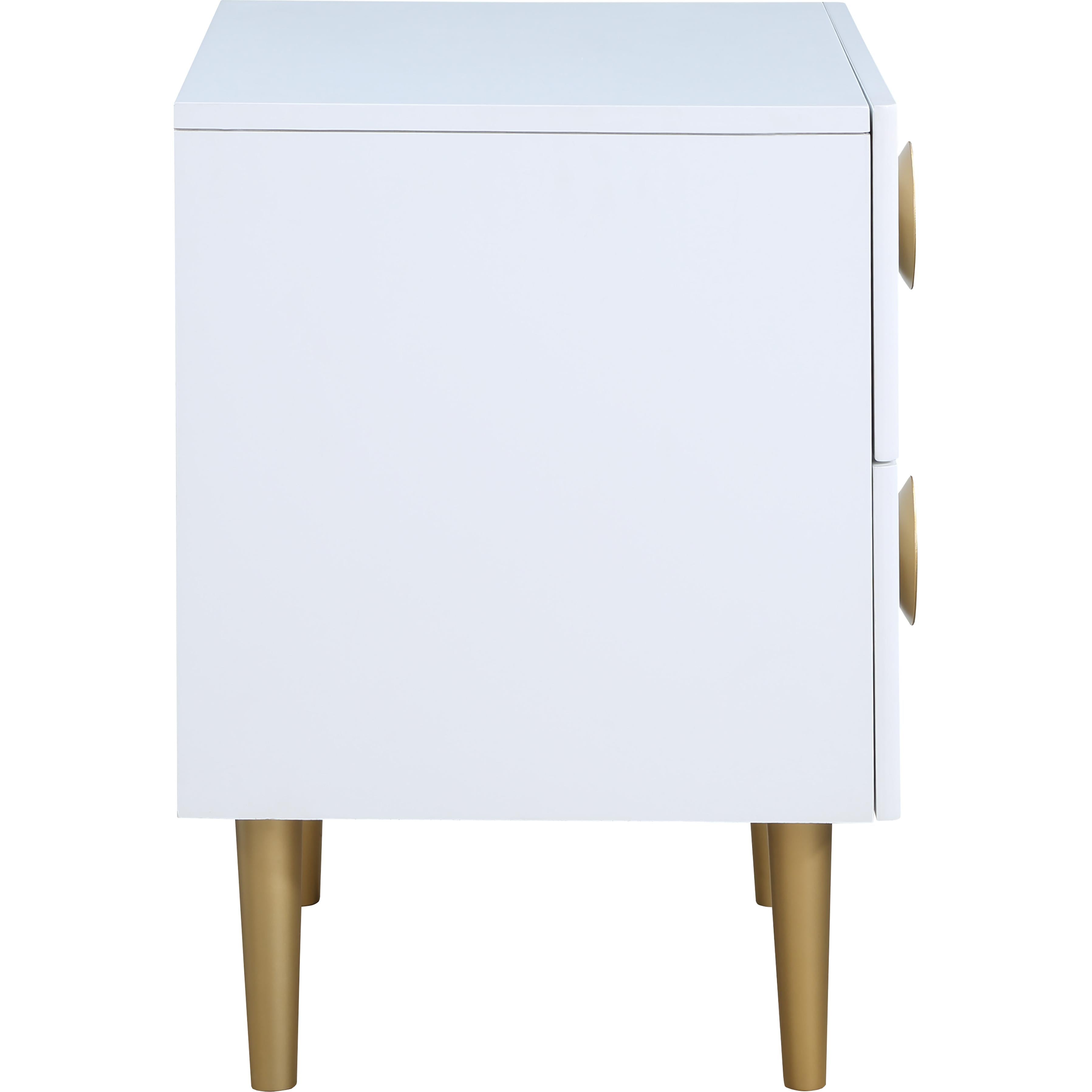 Meridian Zayne White Night Stand