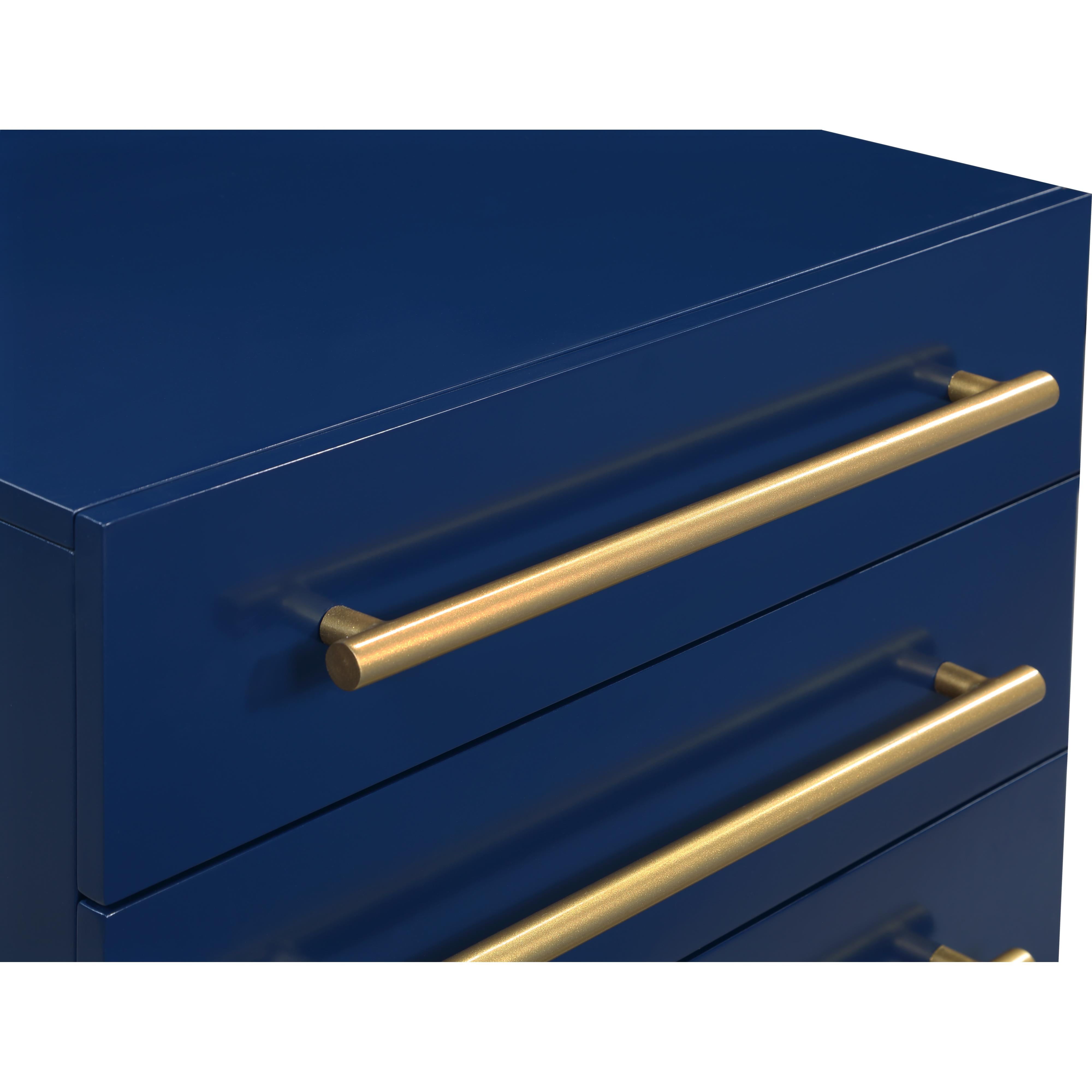 Meridian Marisol Navy Night Stand