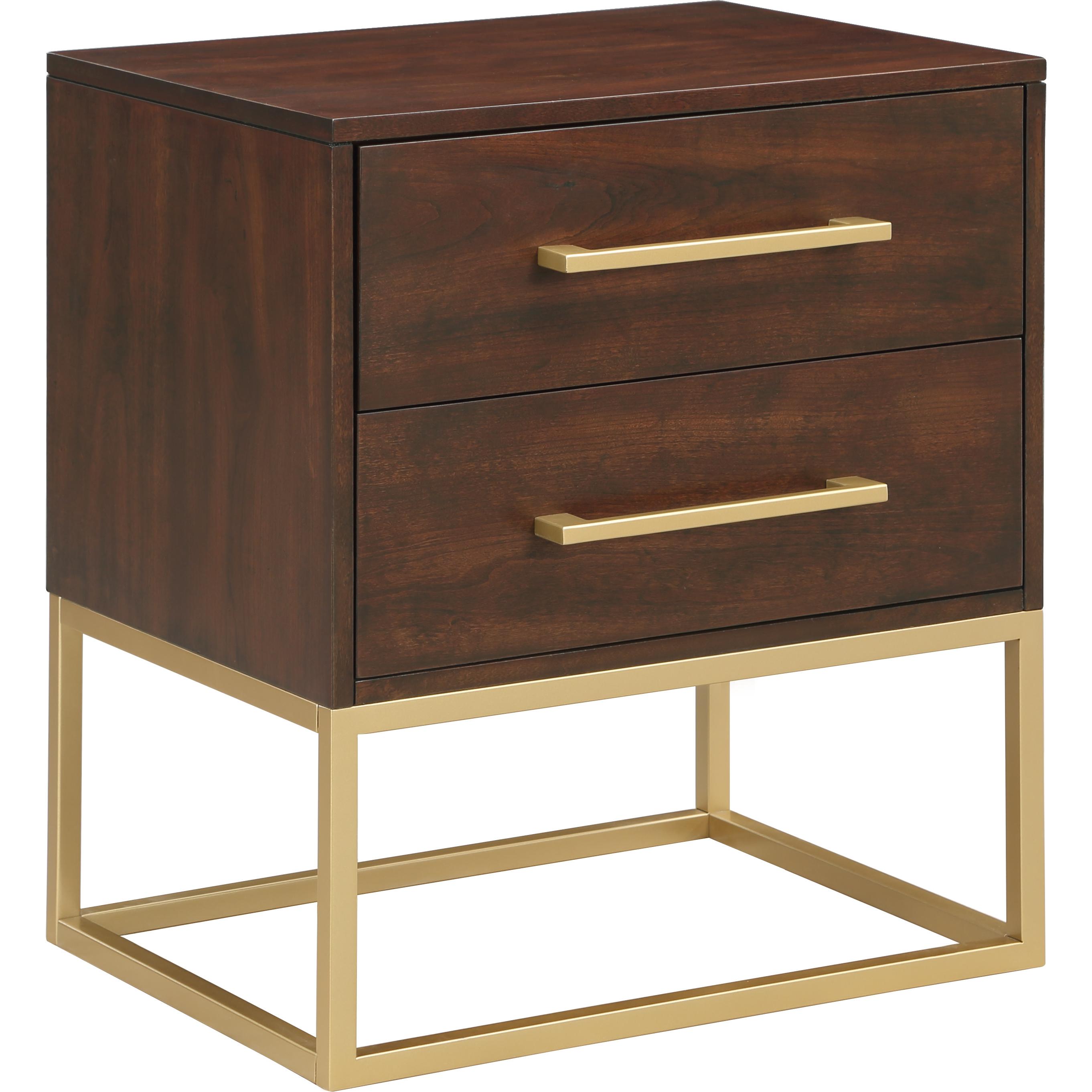 Meridian Maxine Brown Night Stand