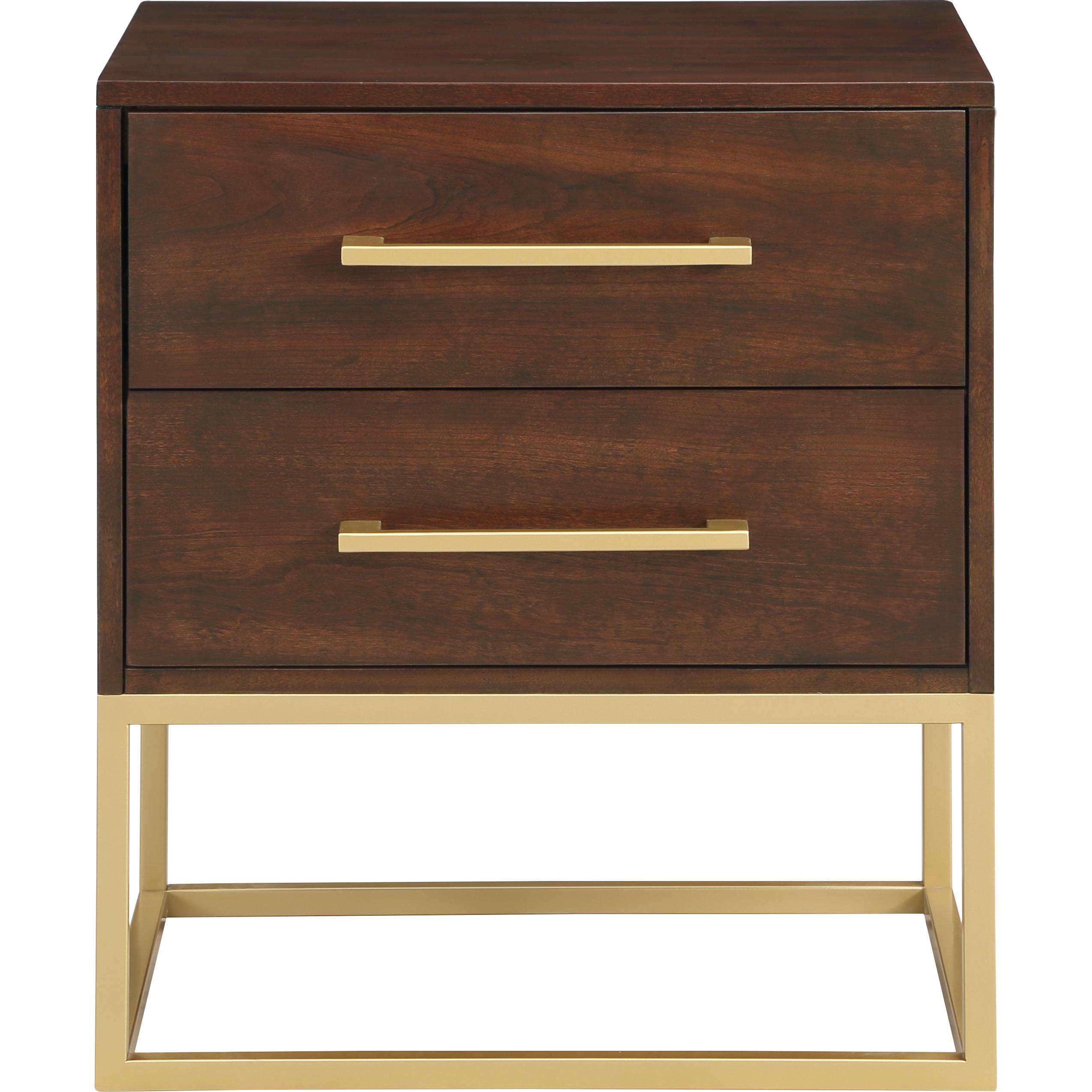 Meridian Maxine Brown Night Stand