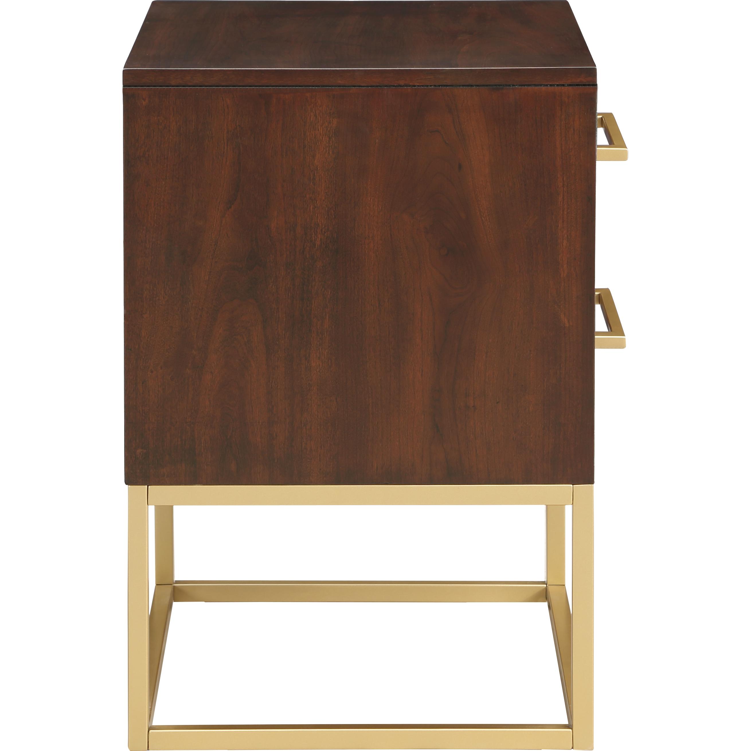 Meridian Maxine Brown Night Stand