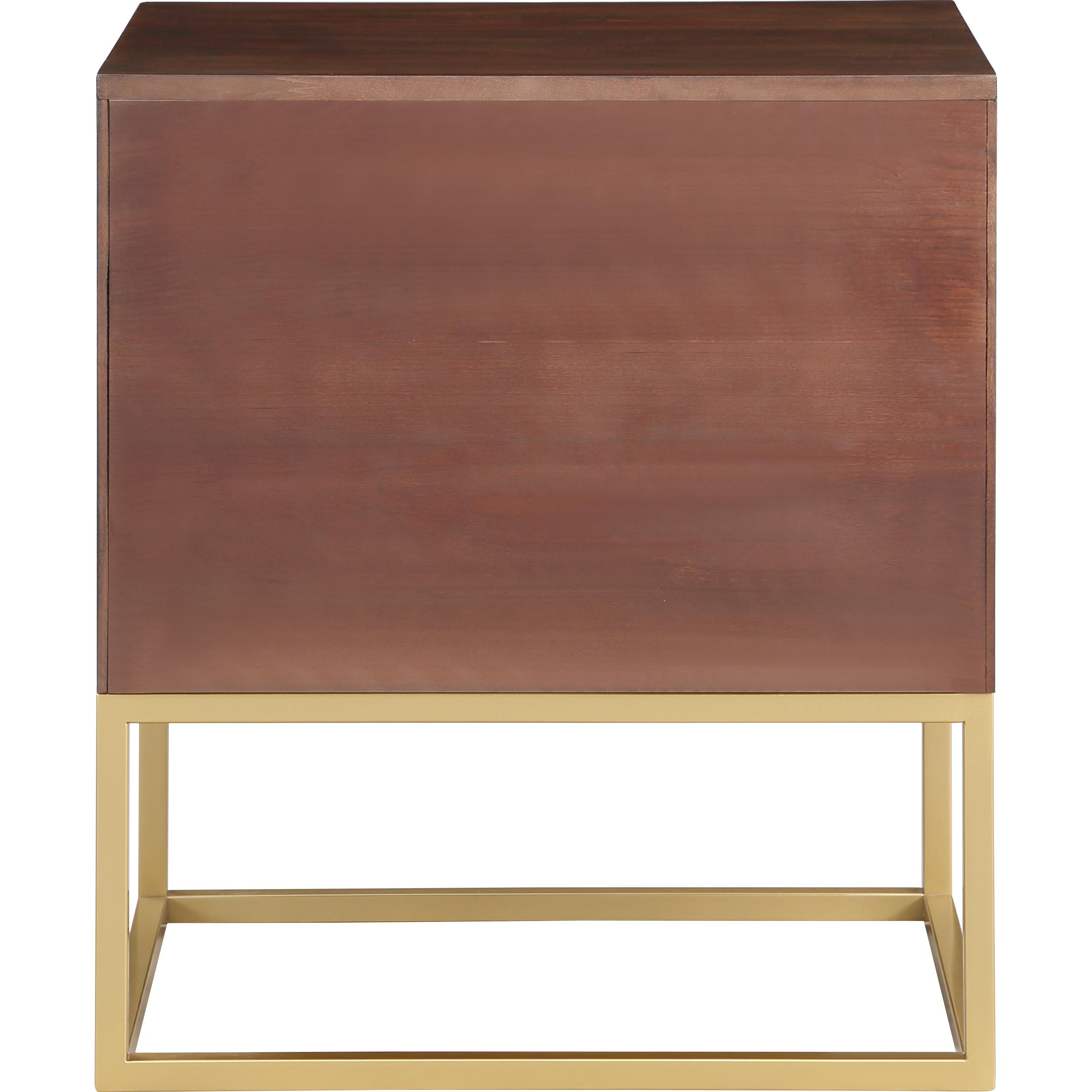 Meridian Maxine Brown Night Stand