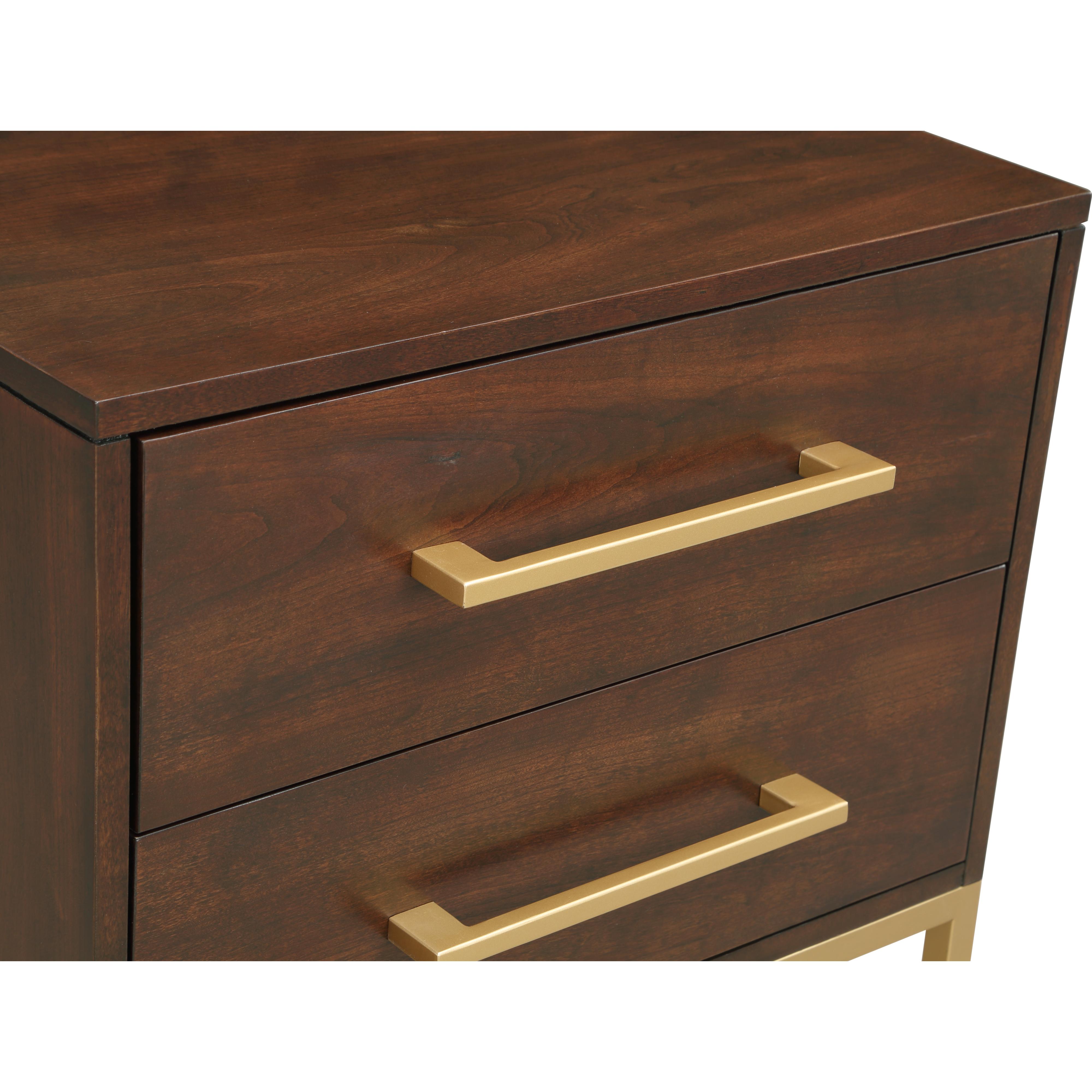 Meridian Maxine Brown Night Stand