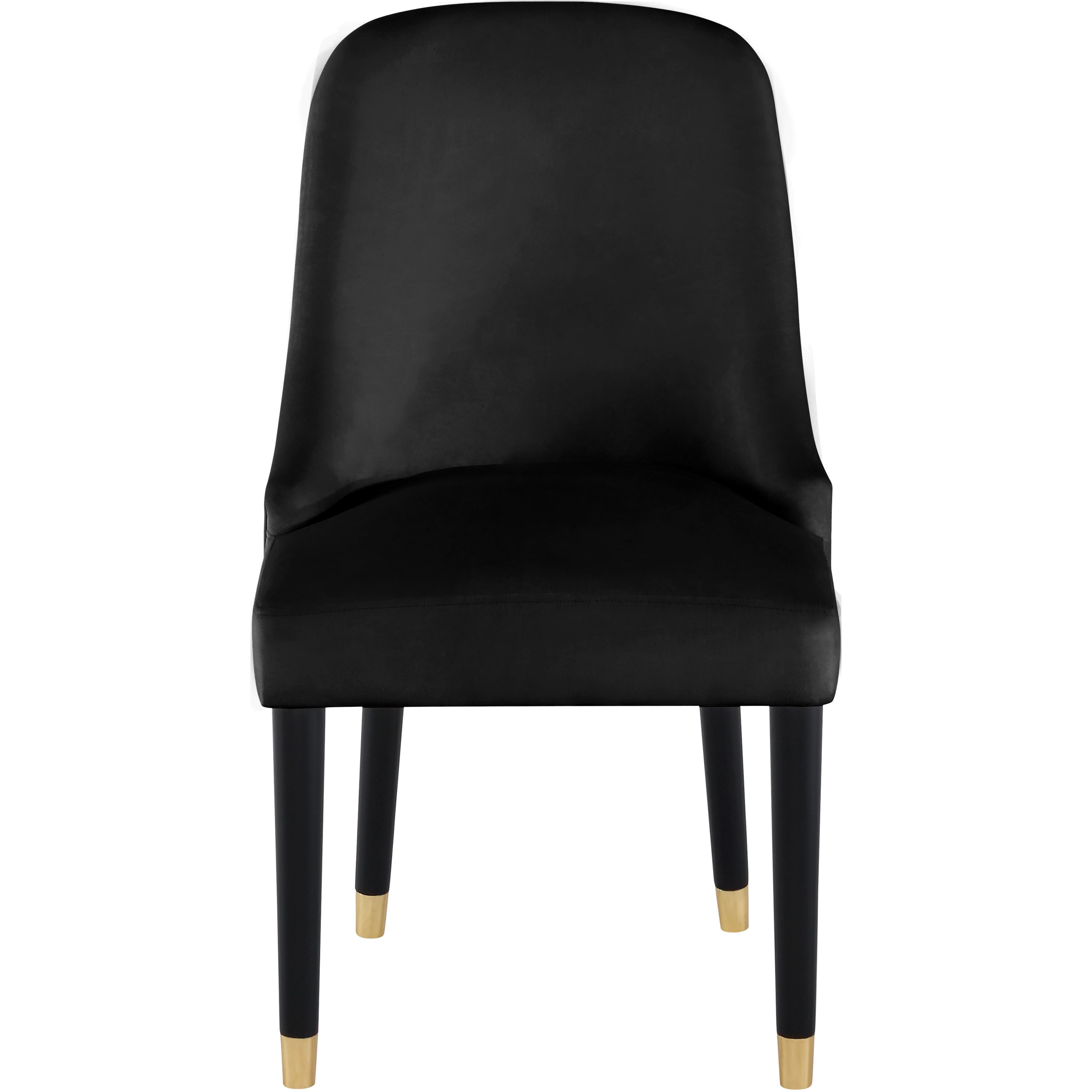 Meridian Omni Black Velvet Dining Chair