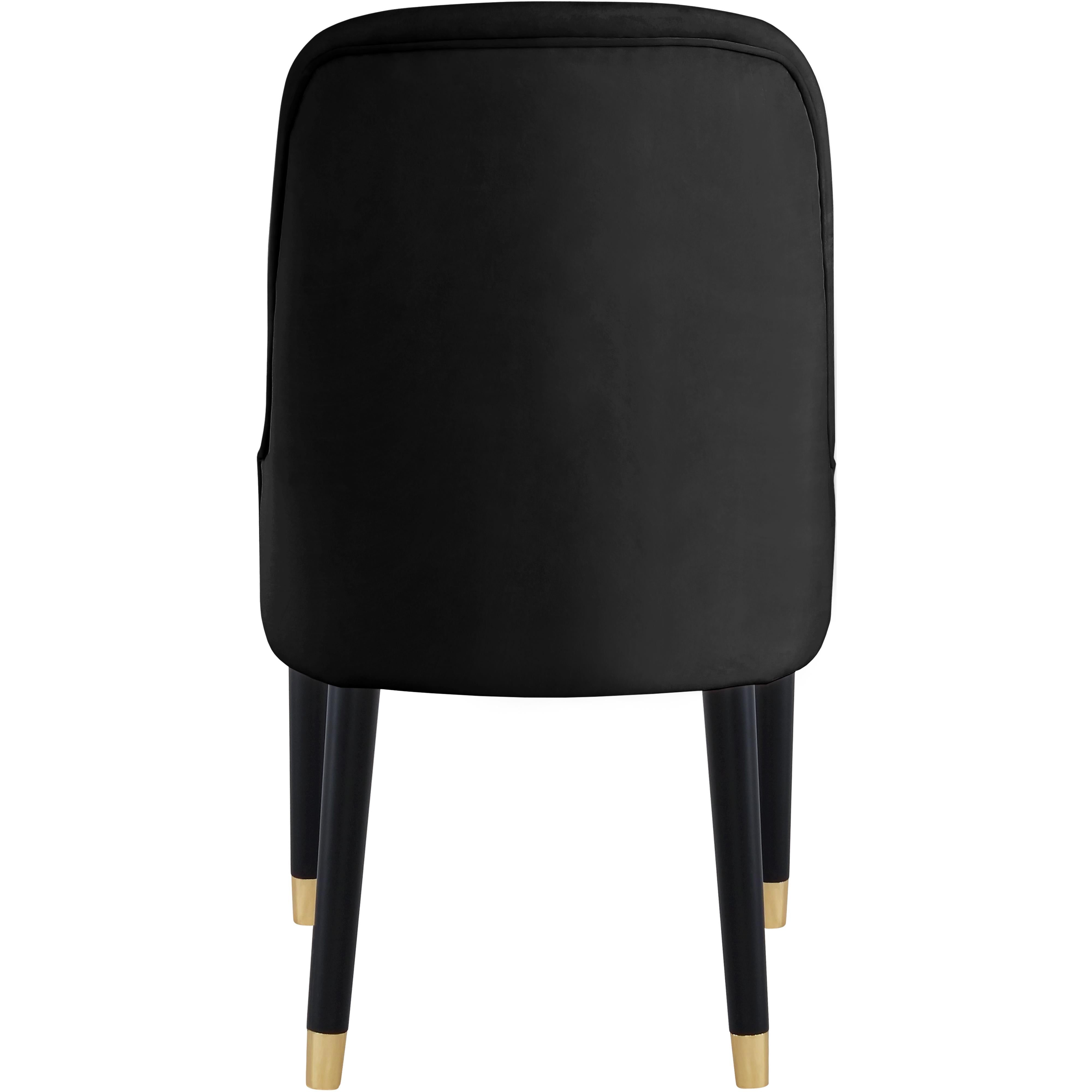 Meridian Omni Black Velvet Dining Chair