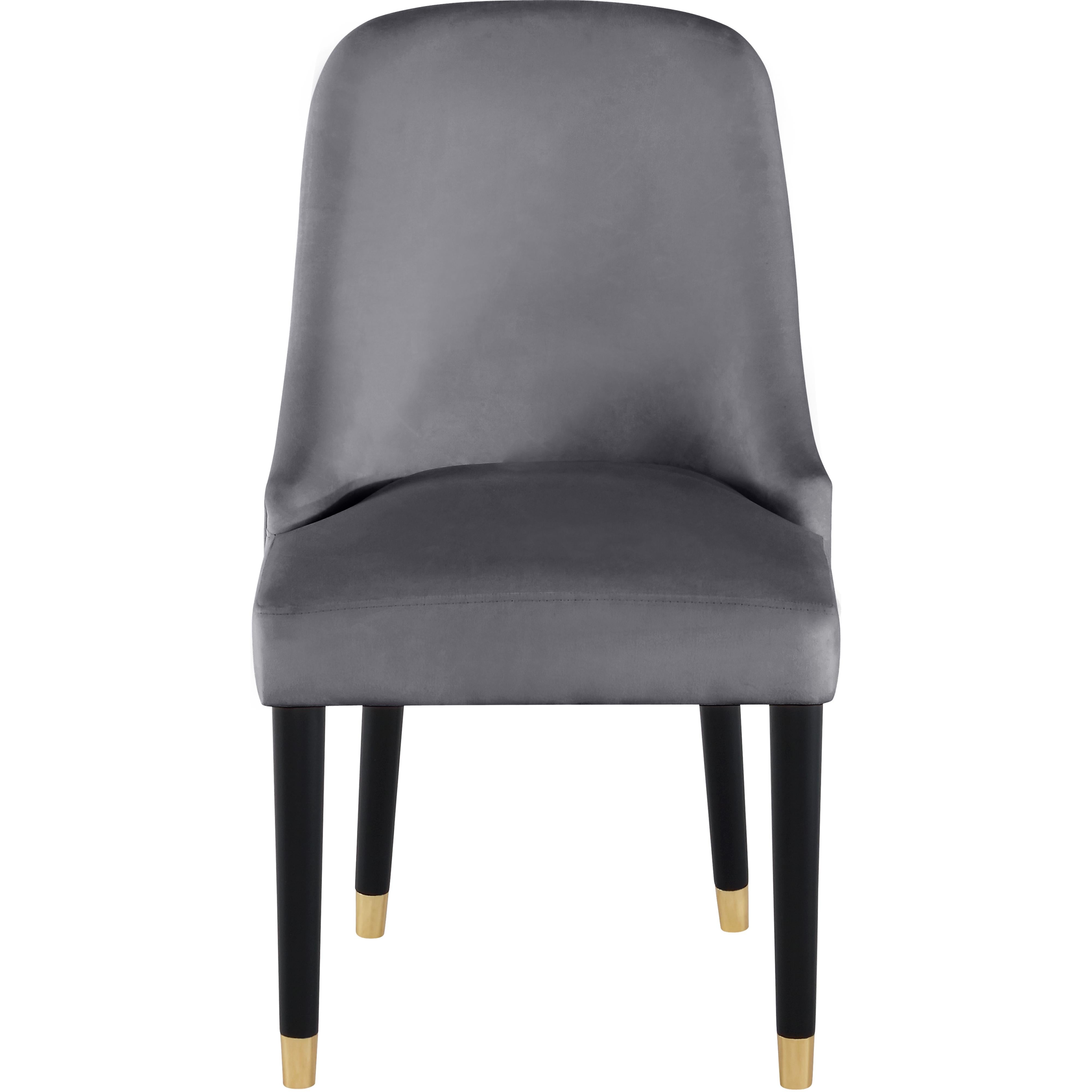 Meridian Omni Grey Velvet Dining Chair
