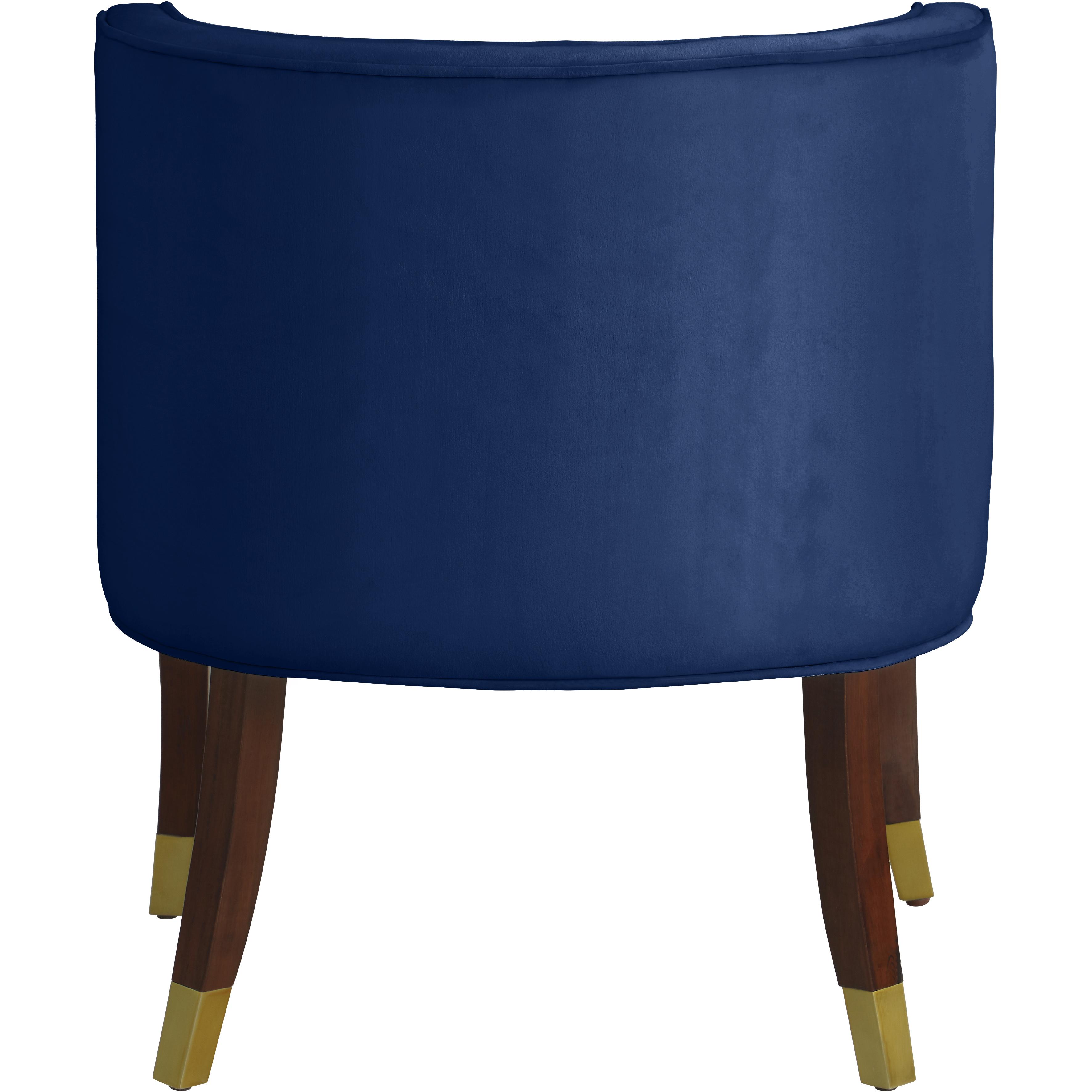 Meridian Perry Navy Velvet Dining Chair