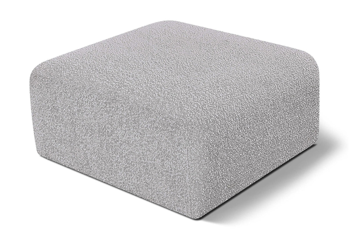 Arc Boucle Modular Sectional — Ottoman — Grey