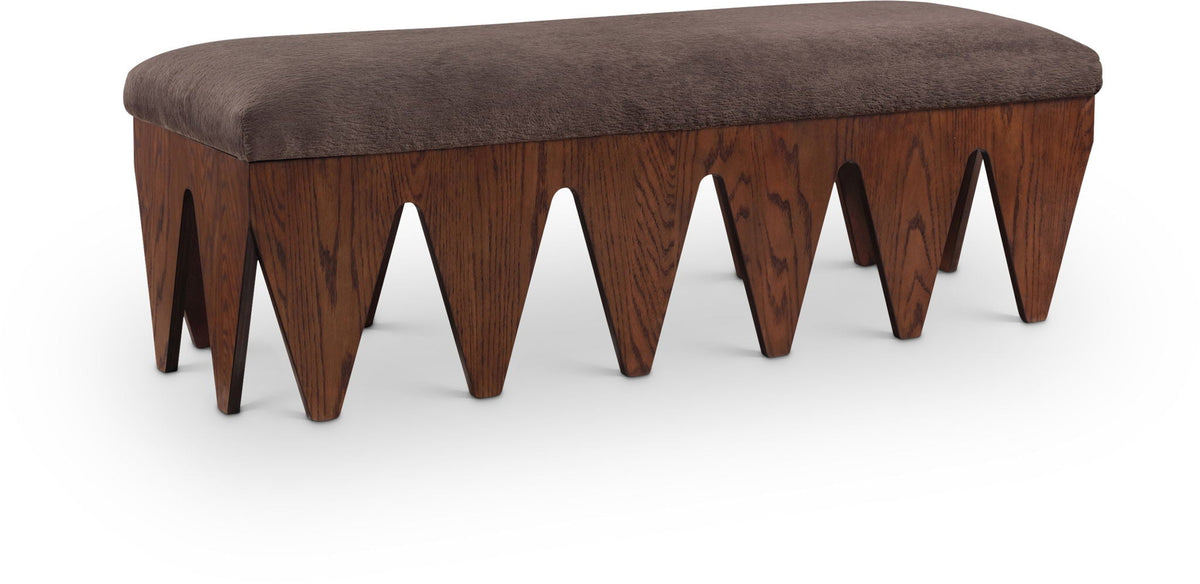 Altair - Bench with Dark Brown Base