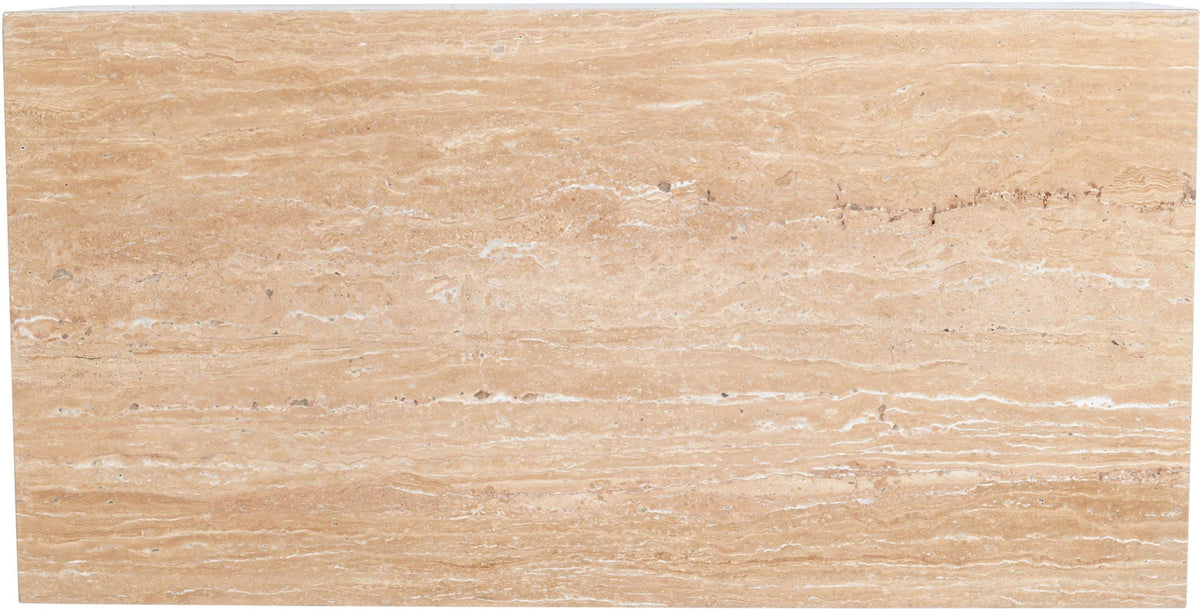 Bolzano - Marble & Travertine Table - Natural