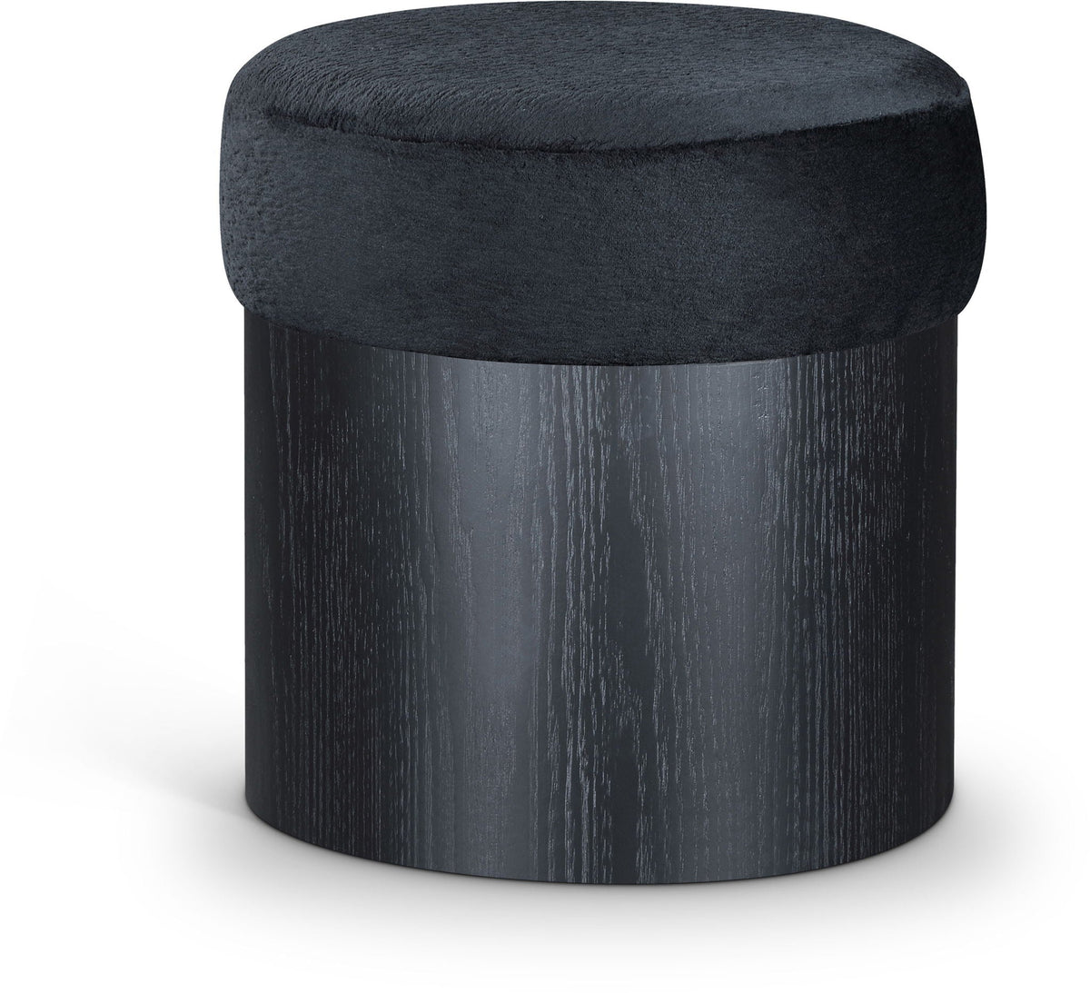 Nimes - Ottoman / Stool with Black Base