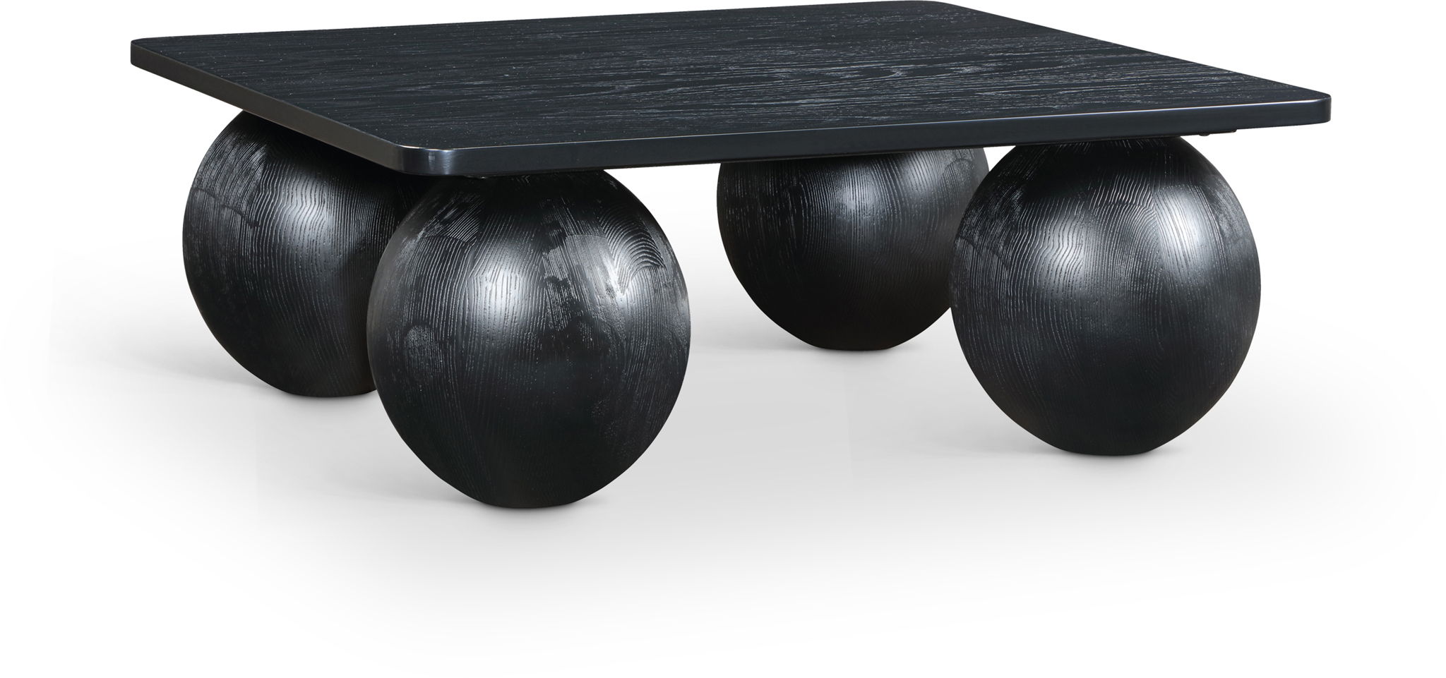 Fitch - Oak Veneer Coffee Table - 4 Legs