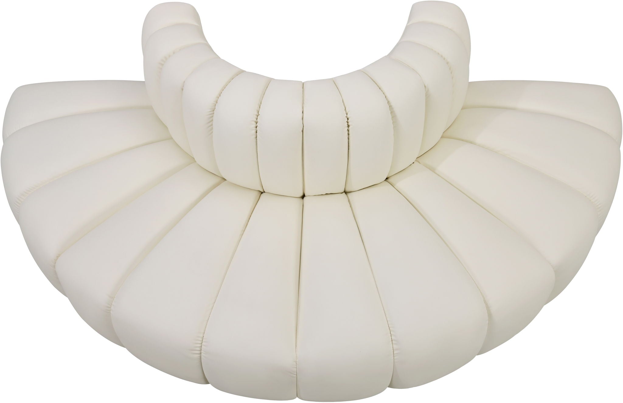 Arc - Faux Leather 4 Piece Modular Sofa