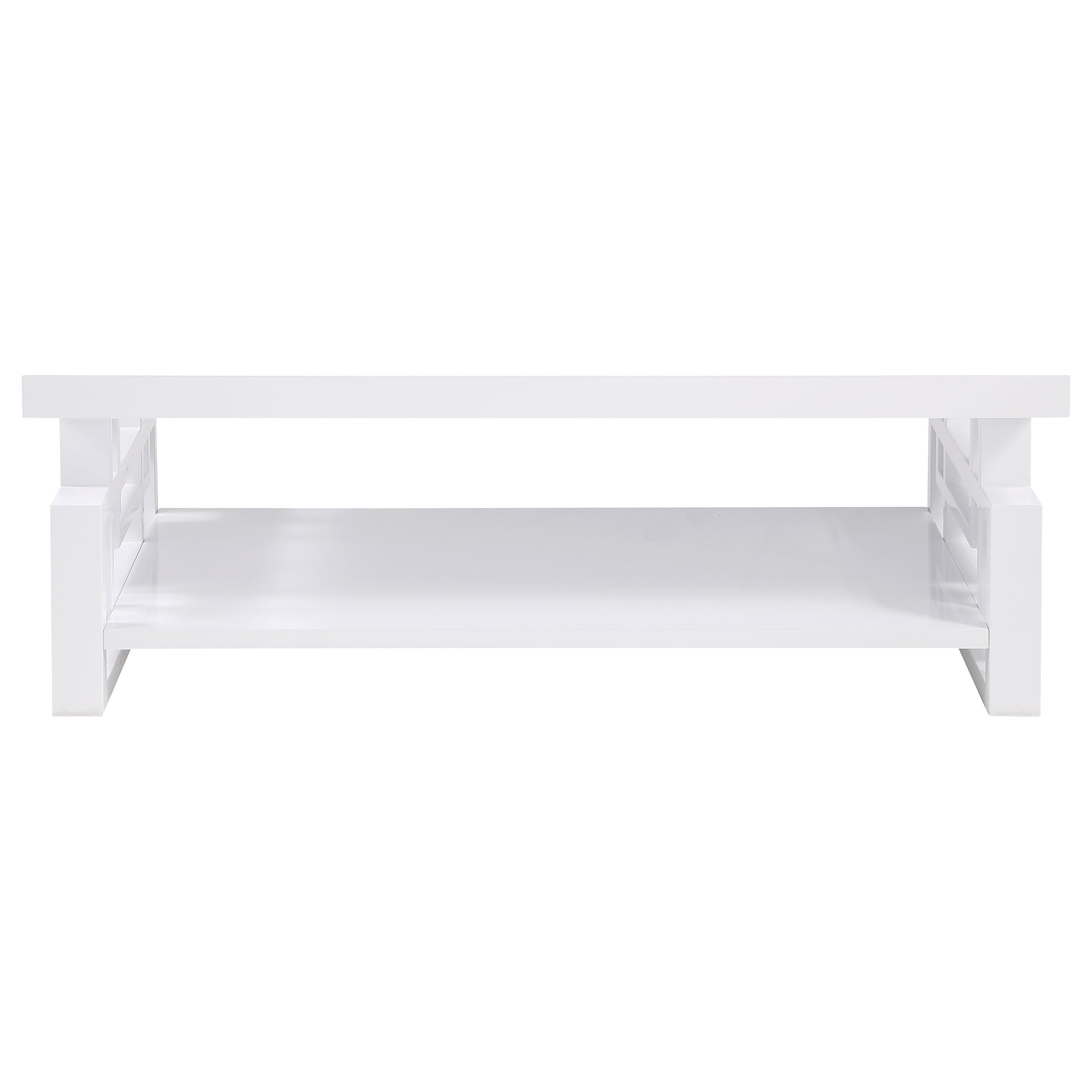 Schmitt Coffee and End Table Set White High Gloss