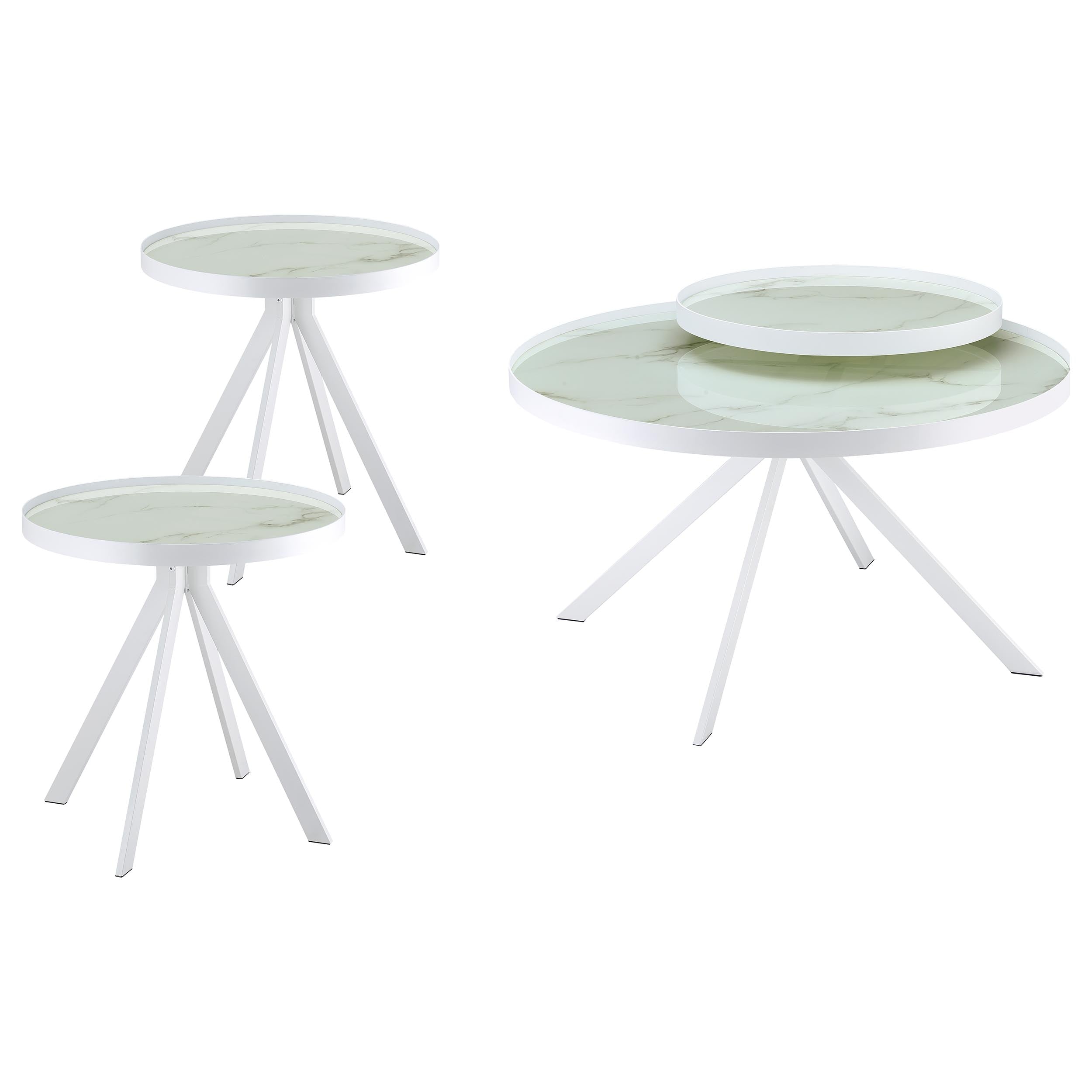 Briggs Round Coffee and End Table Set
