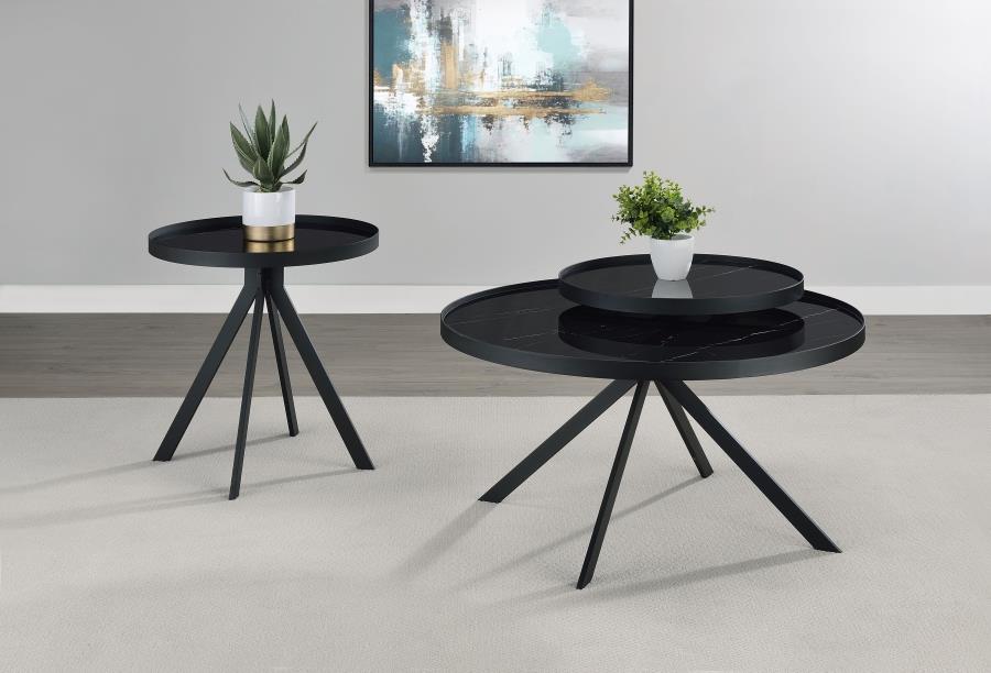 Briggs Round Coffee and End Table Set