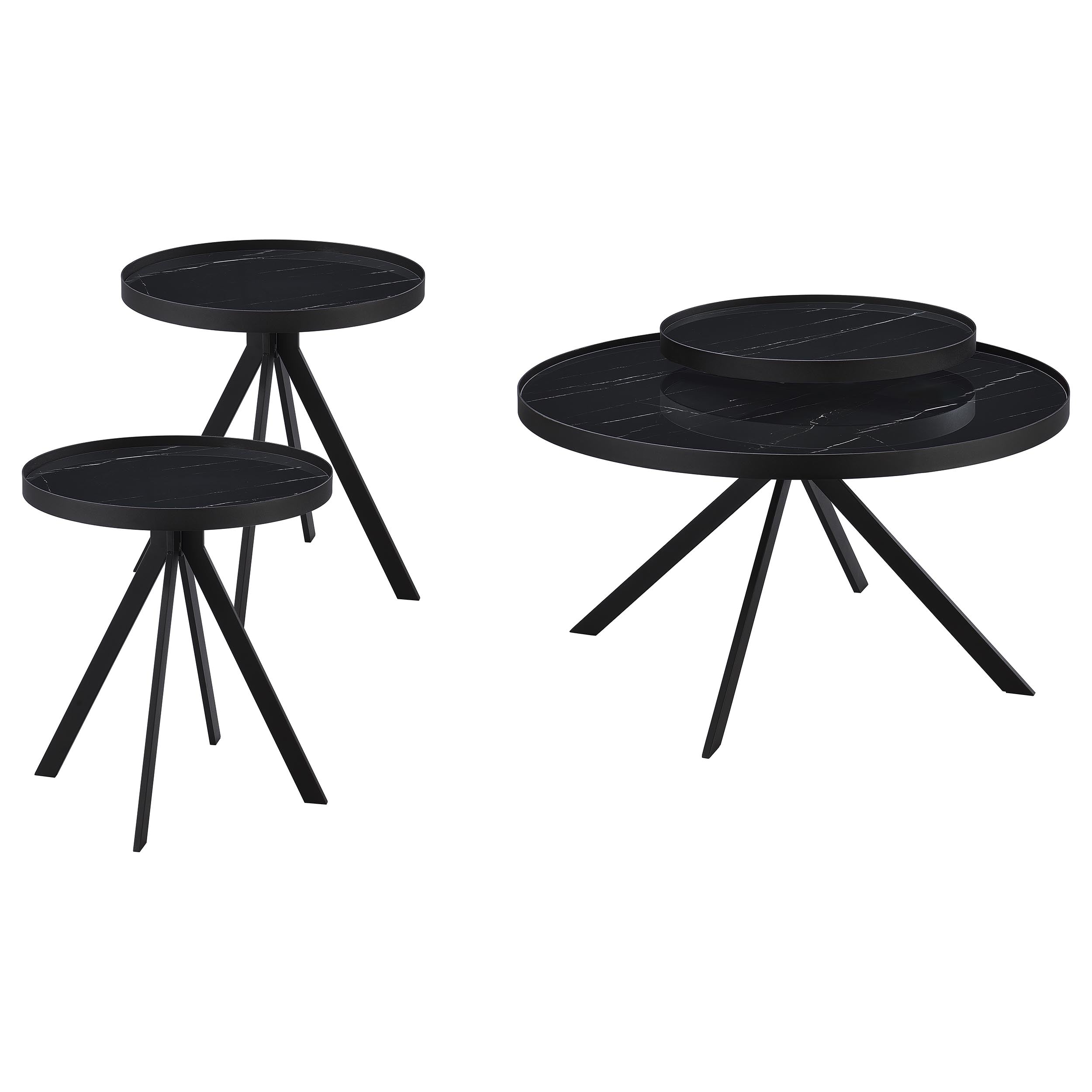 Briggs Round Coffee and End Table Set