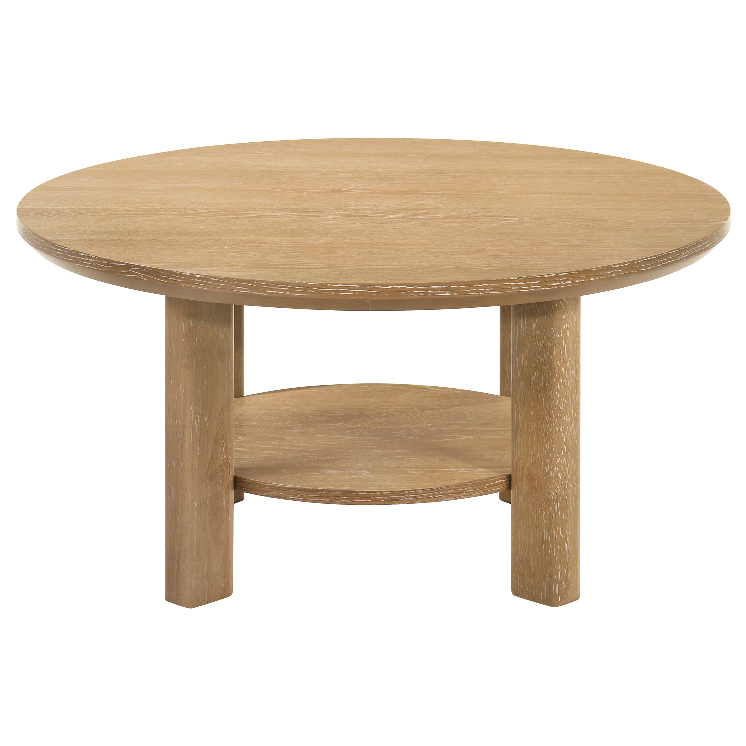 Ottowa 36-inch Round Wood Cocktail Coffee Table