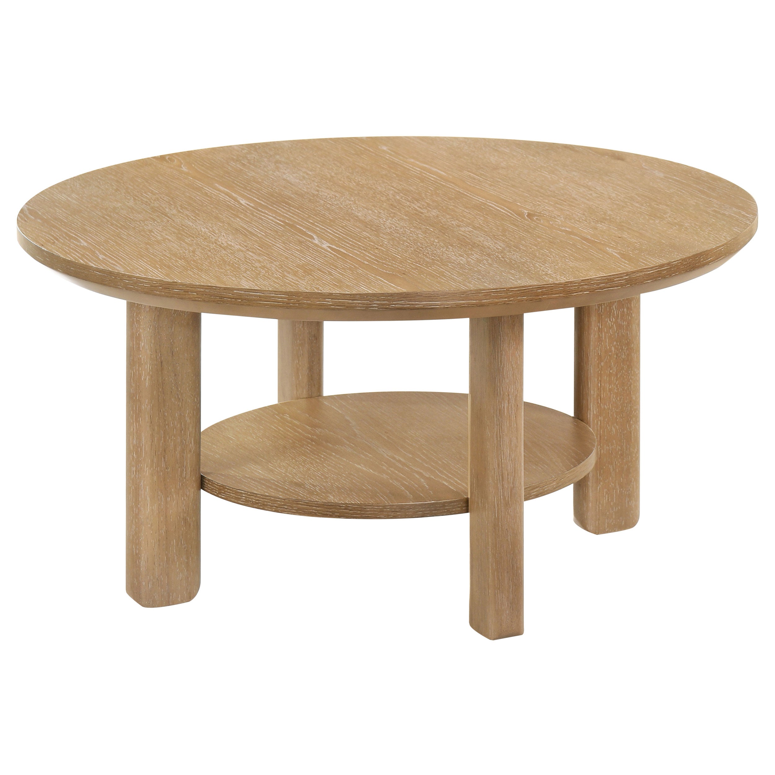 Ottowa 36-inch Round Wood Cocktail Coffee Table