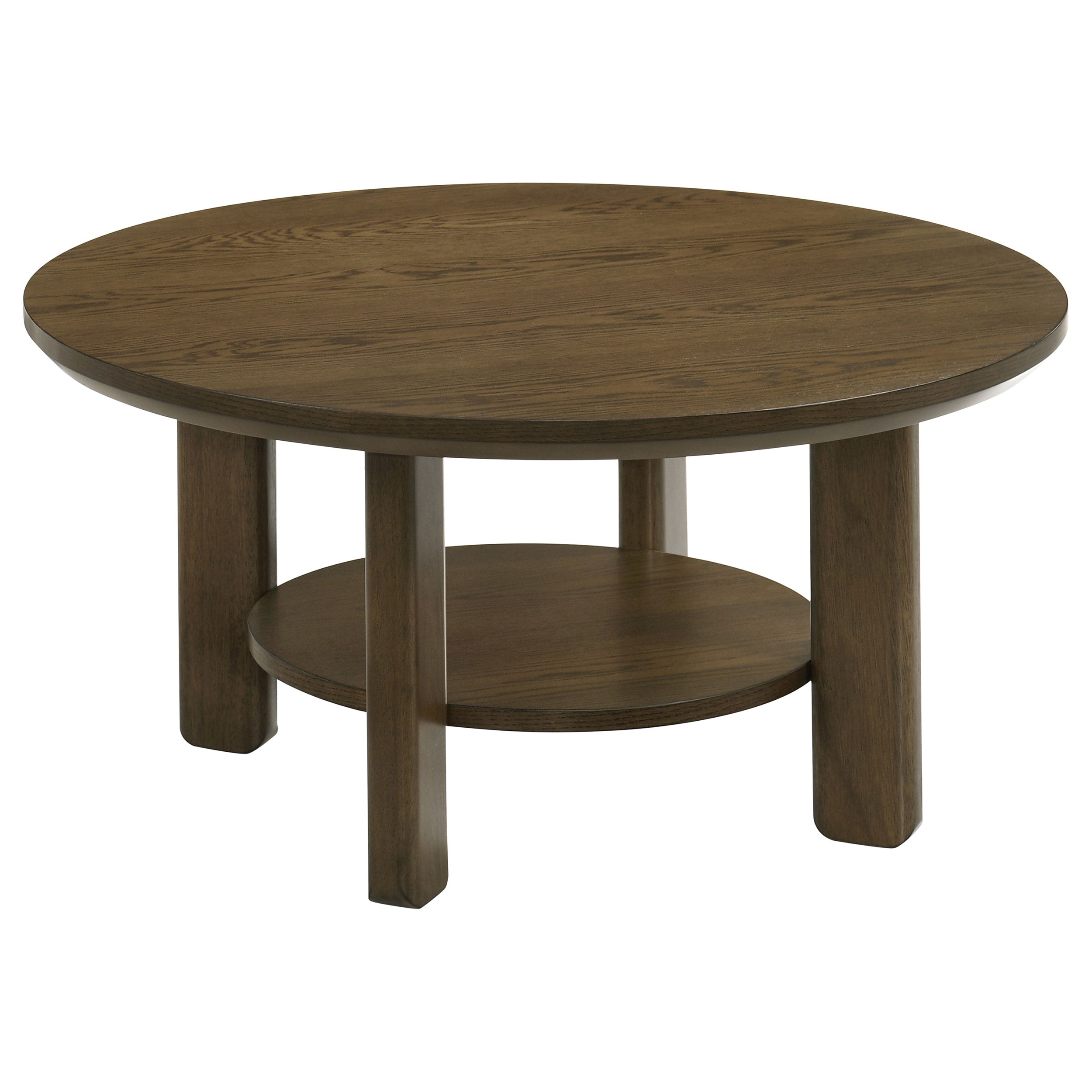 Ottowa Round Wood Coffee Table Set