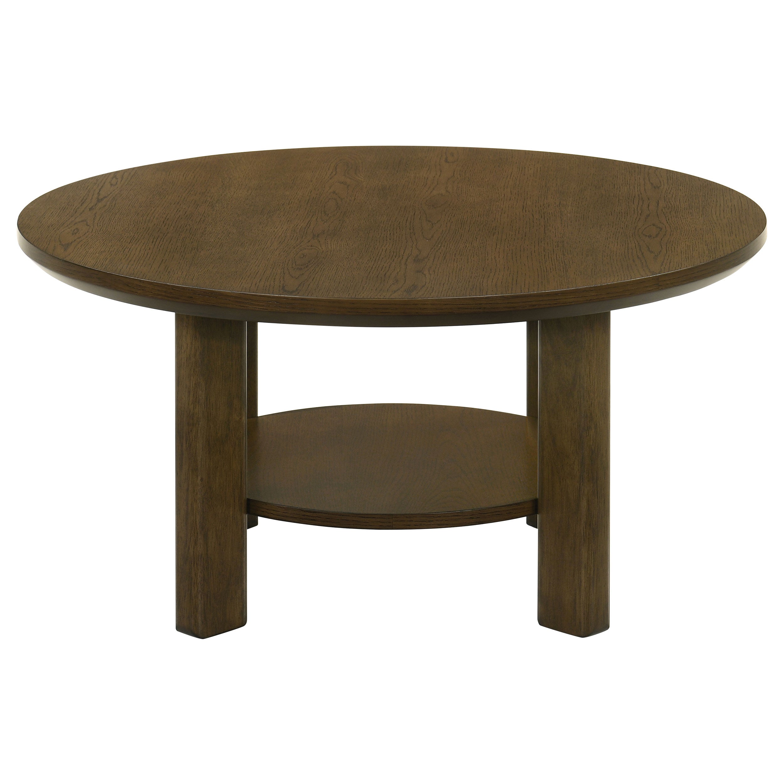 Ottowa 36-inch Round Wood Cocktail Coffee Table